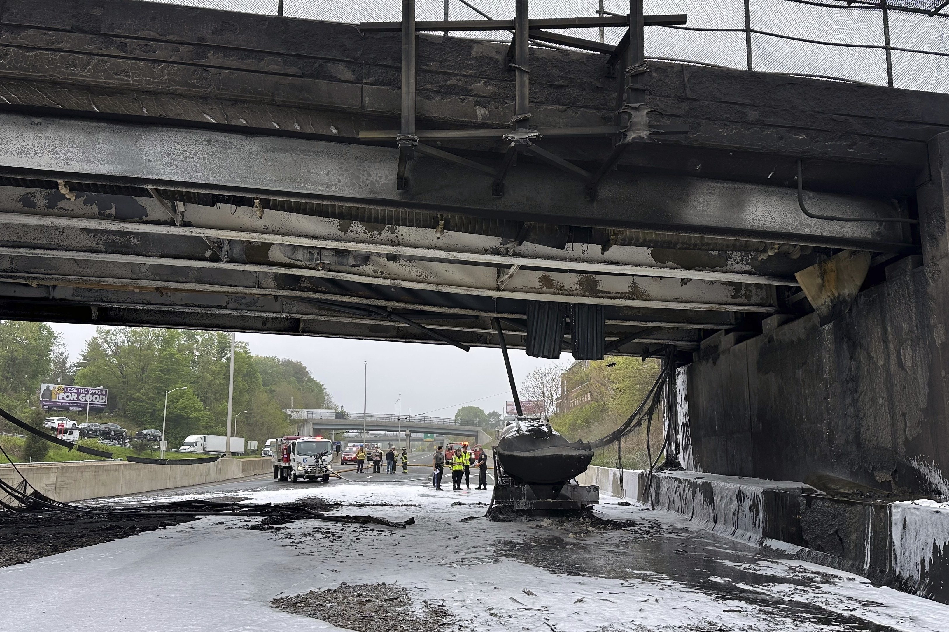 I-95 in Connecticut will close for days after bridge damaged | AP News