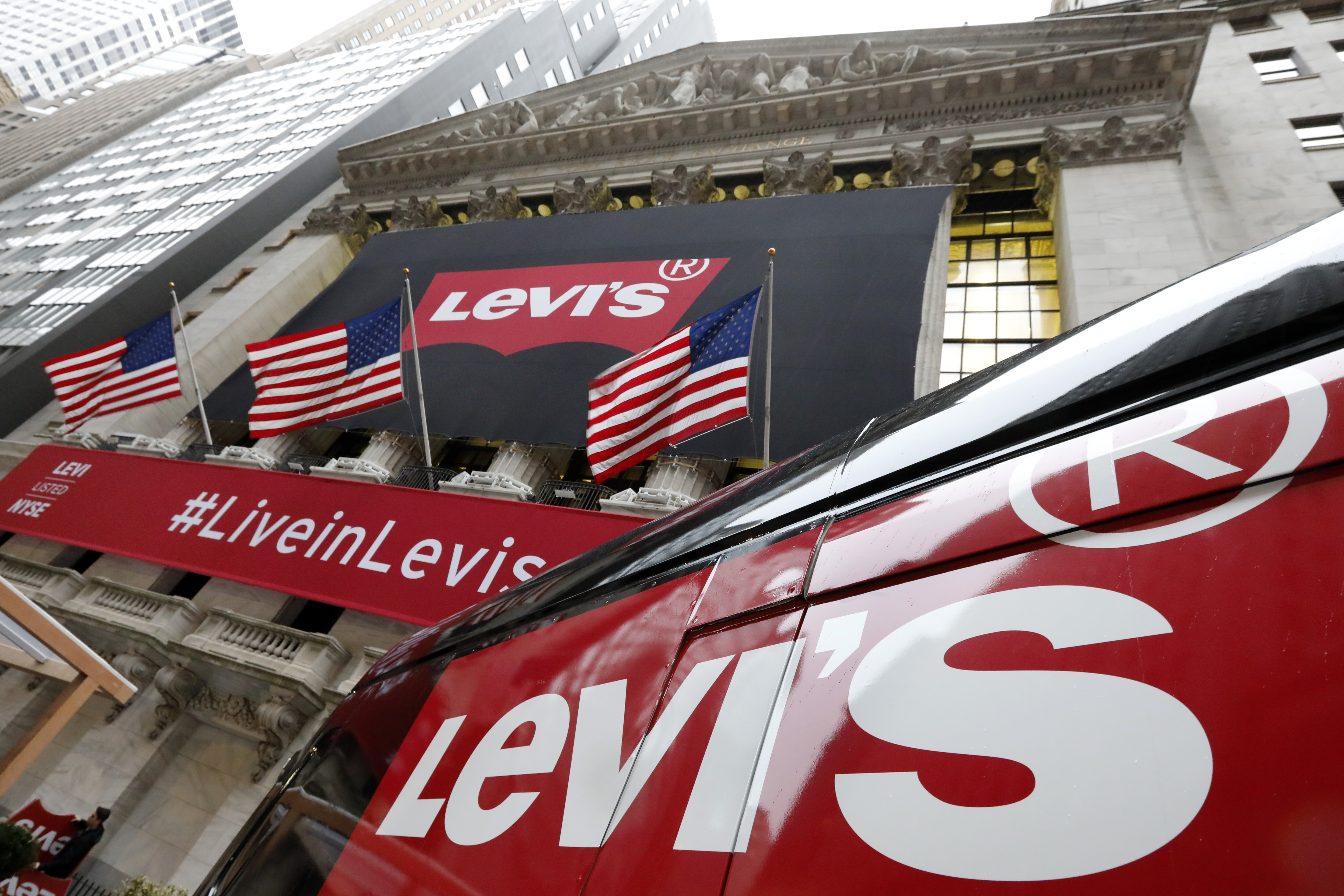 Levis stock clearance news