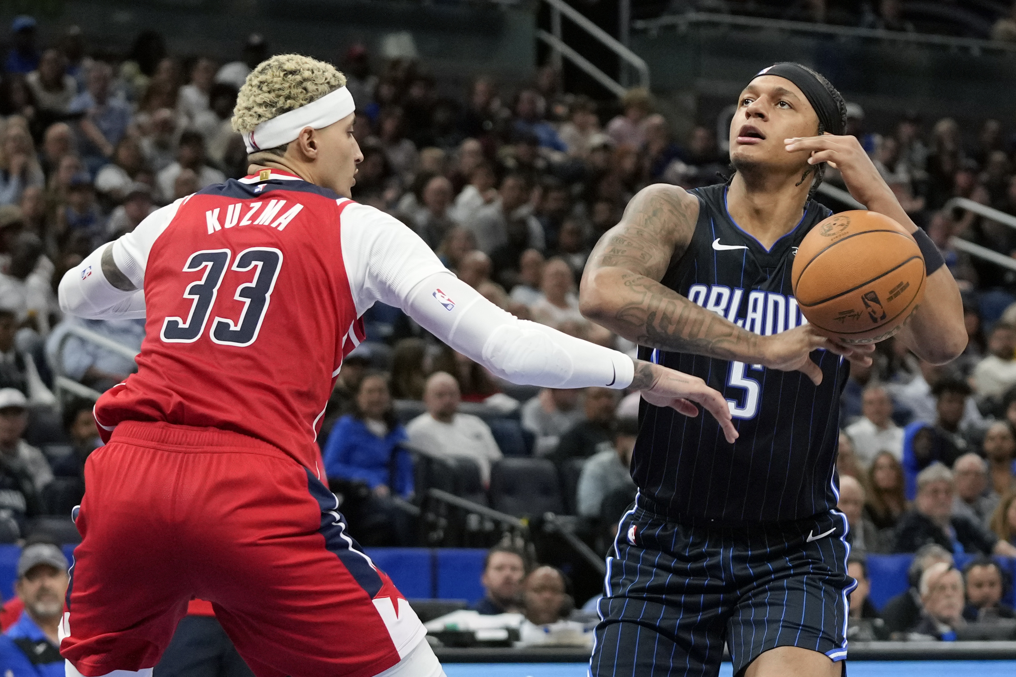 Orlando Magic roll to their eighth straight victory in win over Wizards