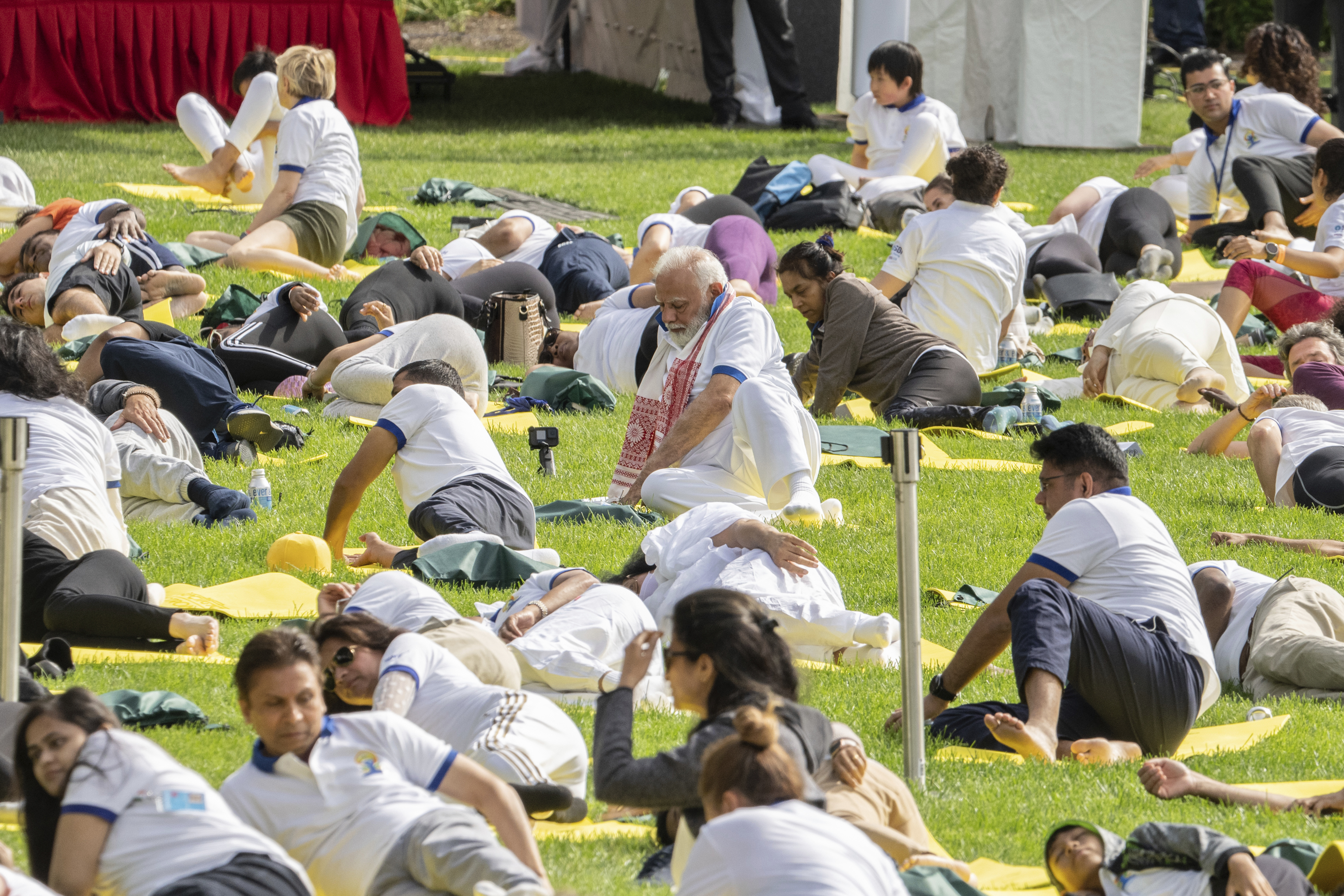 Modi flexes India's cultural reach on Yoga Day with backbends and