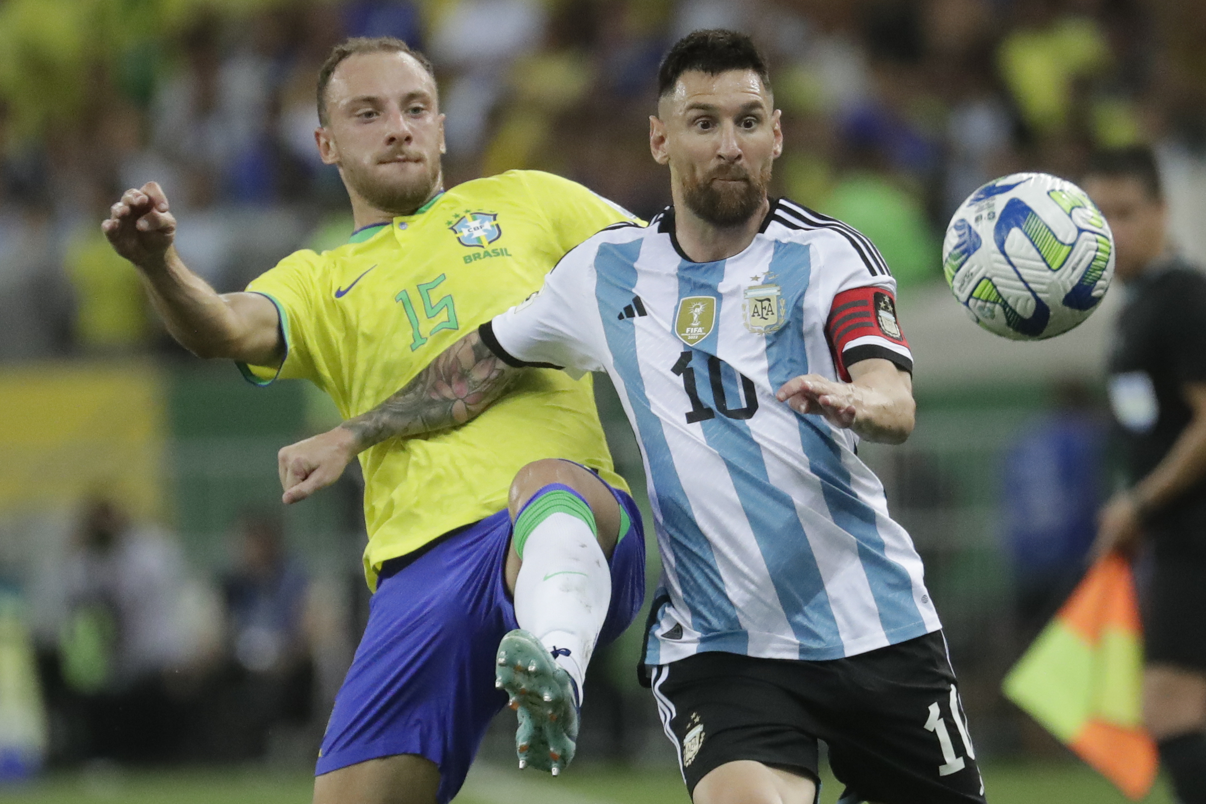 ARG vs BRA World Cup qualifiers: Lionel Messi walks out in violent match;  Argentina beat Brazil