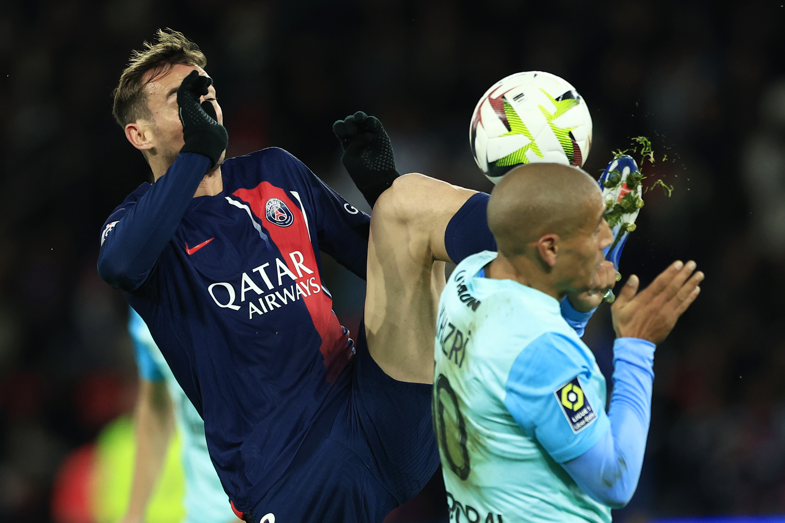 Paris, France. 22nd Sep, 2013. Gregory Van Der Wiel (PSG) during the French  Ligue One game between Paris Saint-Germain and AS Monaco from the Parc des  Princes. Credit: Action Plus Sports/Alamy Live