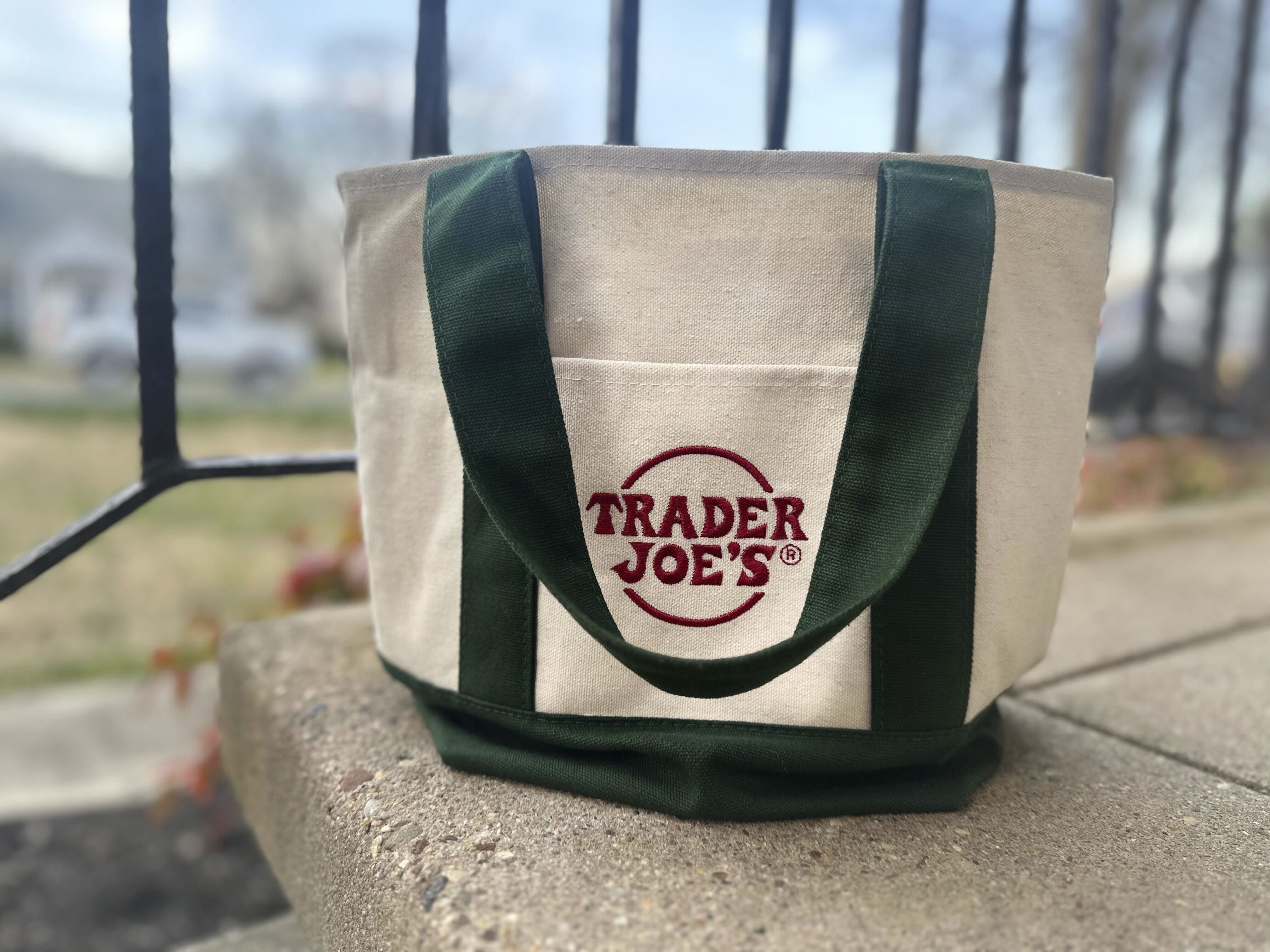 Trader joe's store canvas bag