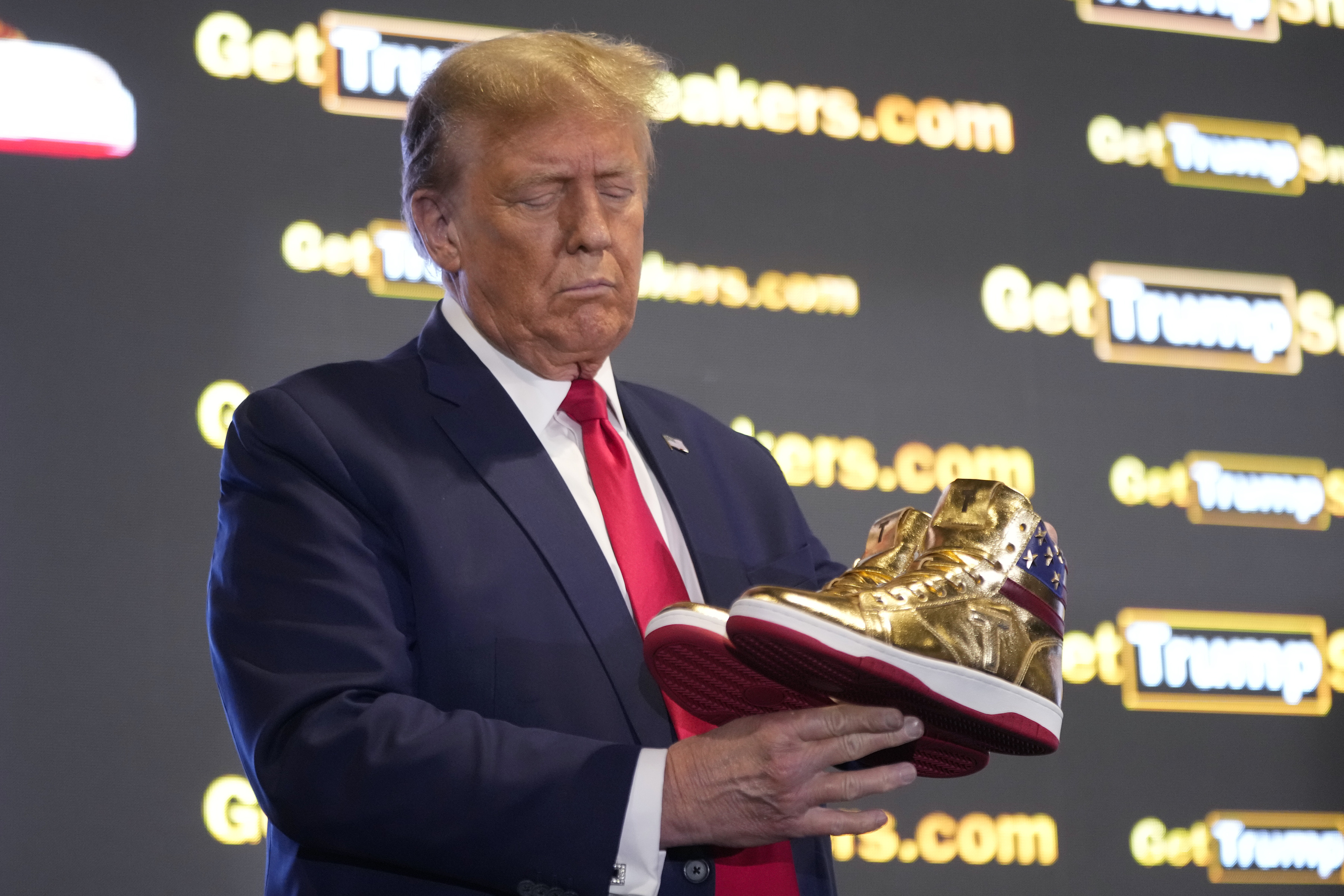 Adidas store trump shoes