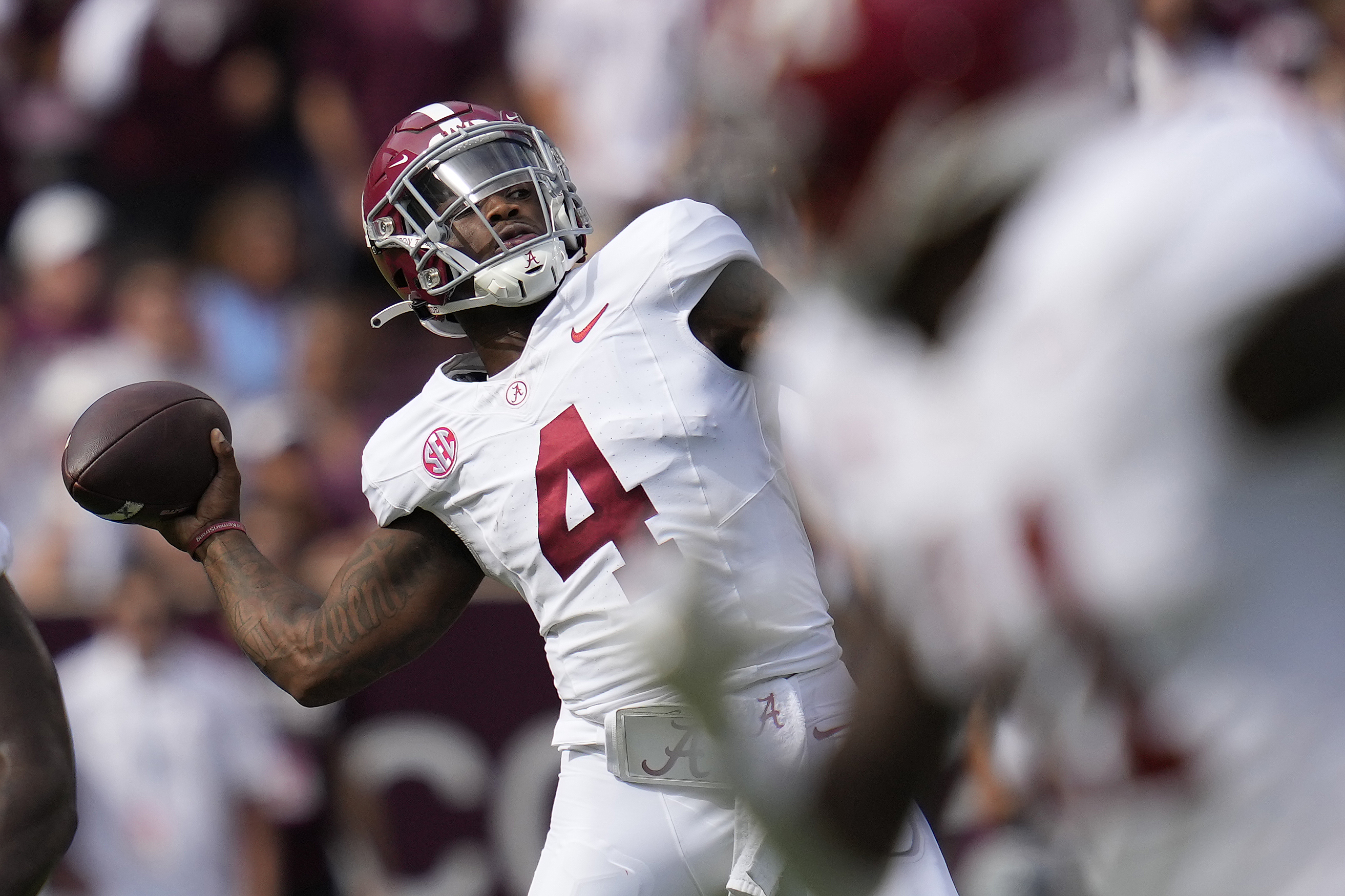 Jalen Milroe Jermaine Burton lead No. 11 Alabama past Texas A M