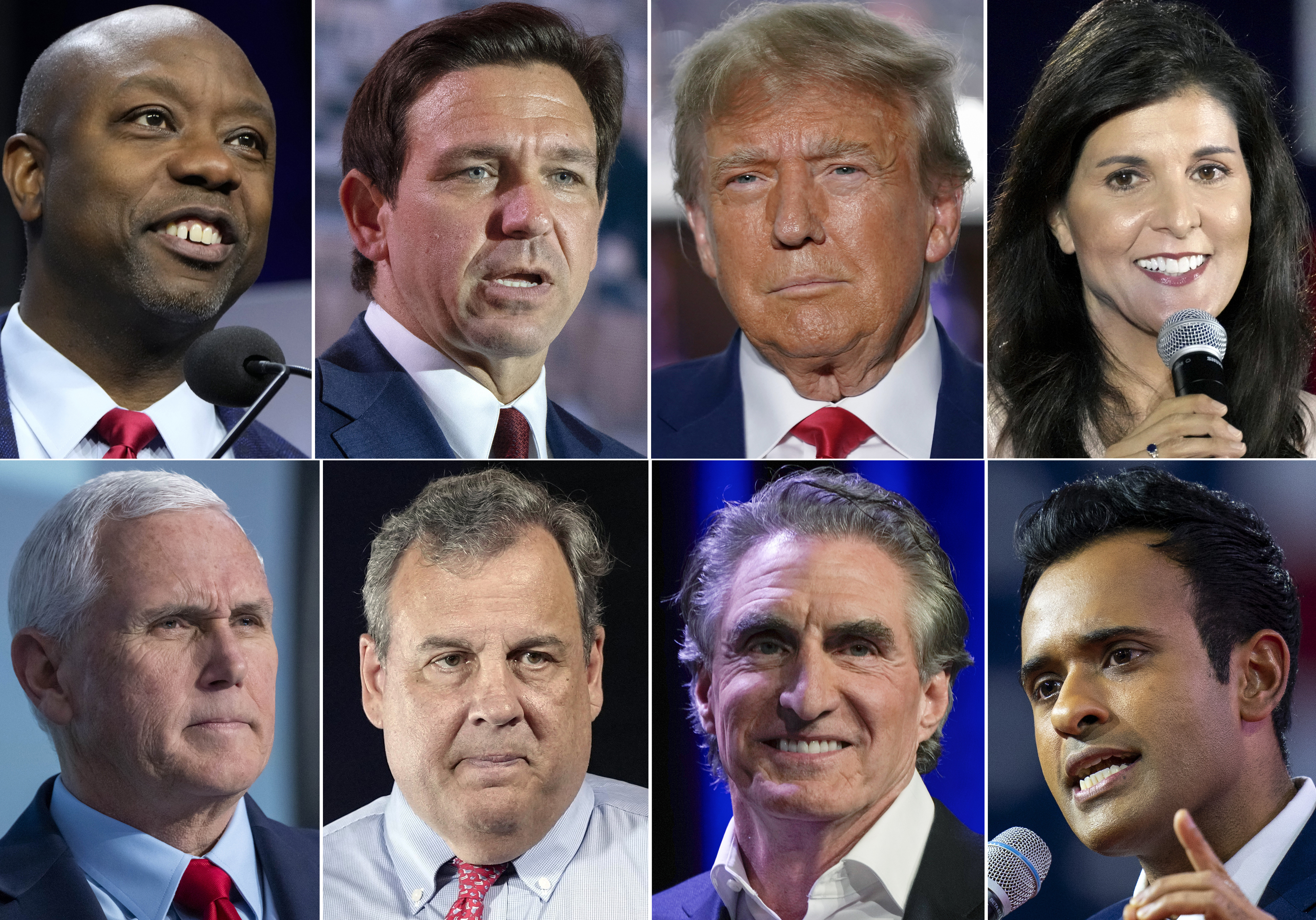 Eight Republican candidates qualified for the first GOP debate