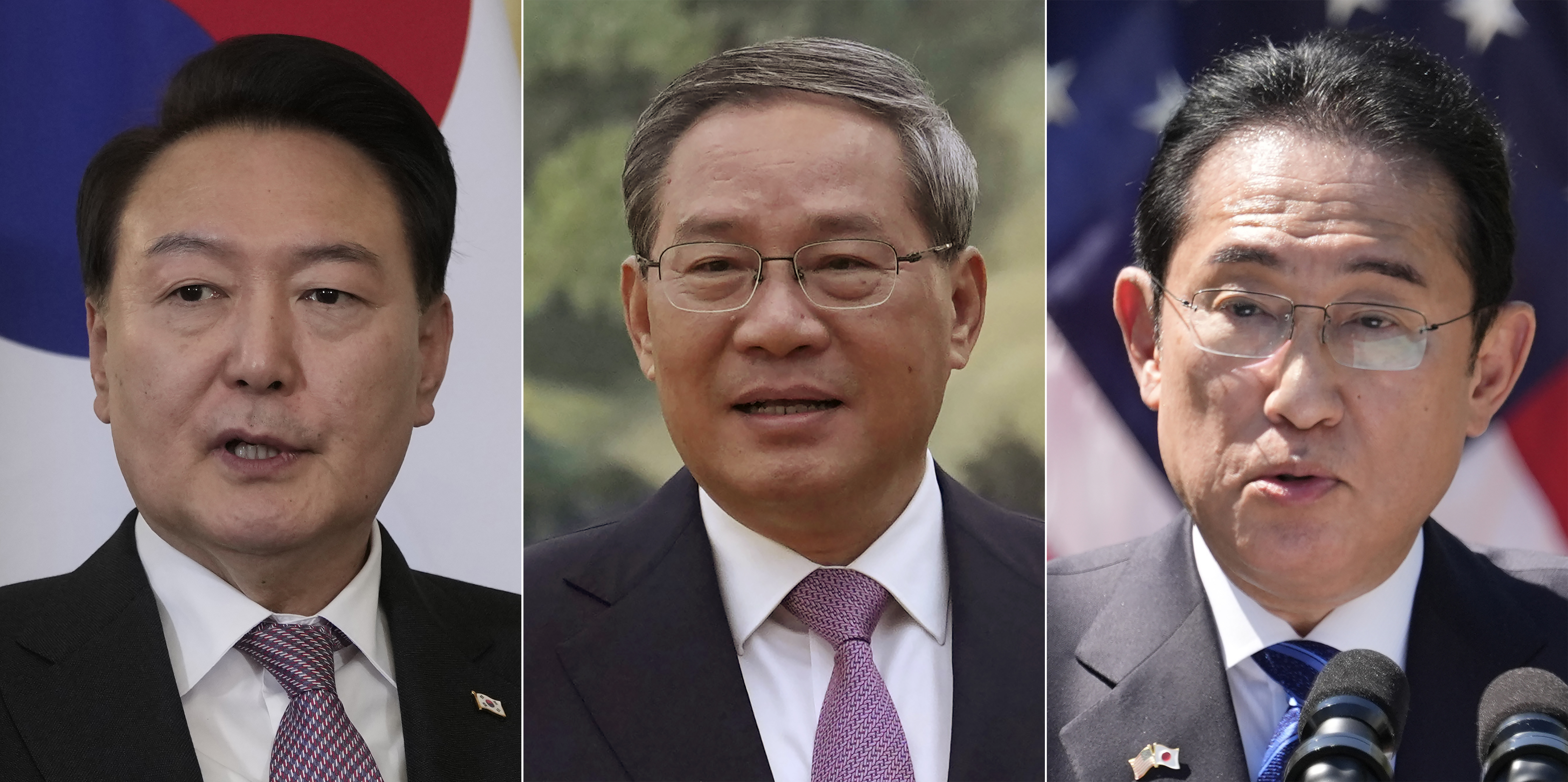 Leaders of South Korea, China and Japan will meet Monday in Seoul | AP News