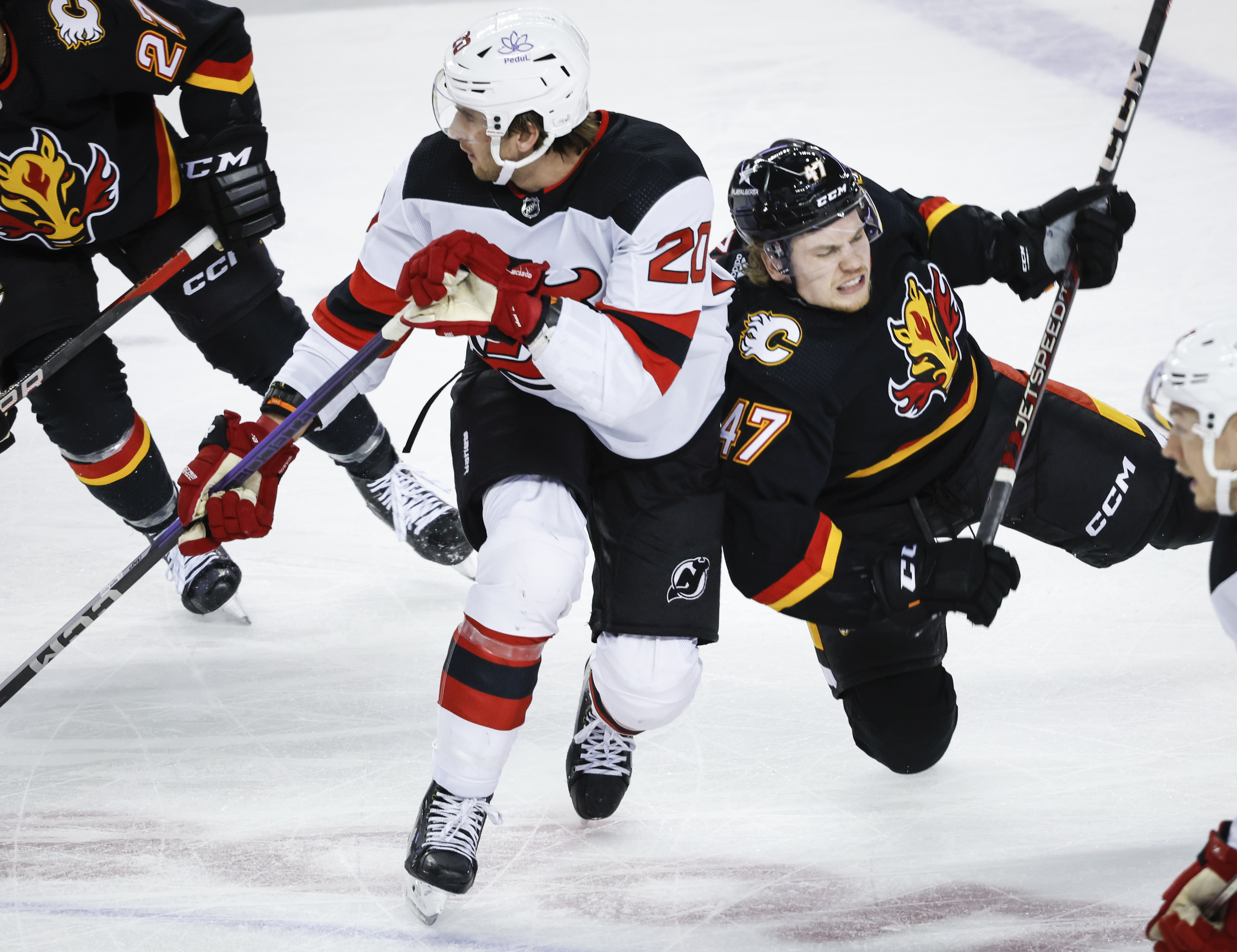 Calgary flames new jersey on sale devils