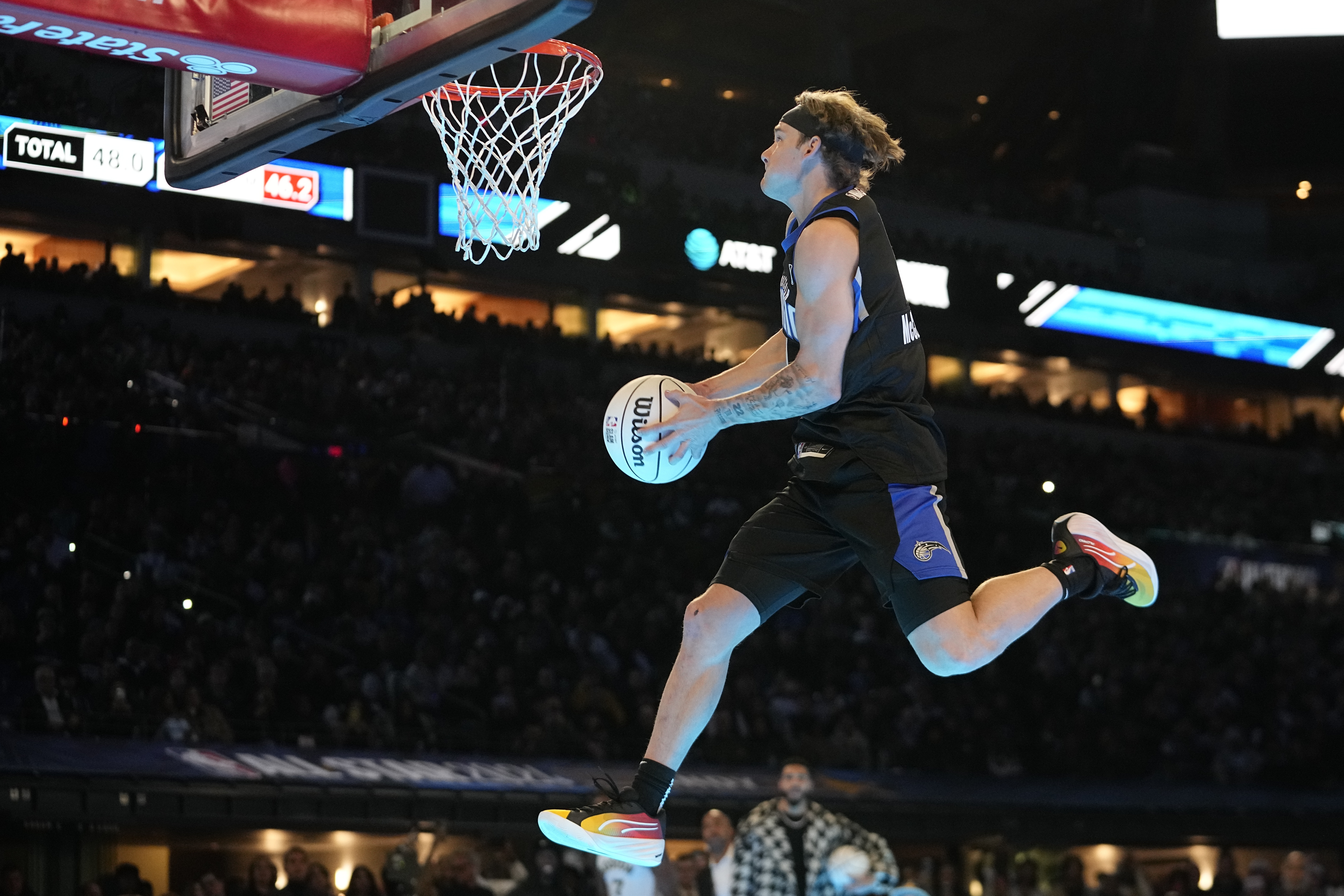 2024 AT&T Slam Dunk: Mac McClung bests Jaylen Brown, repeats as champion