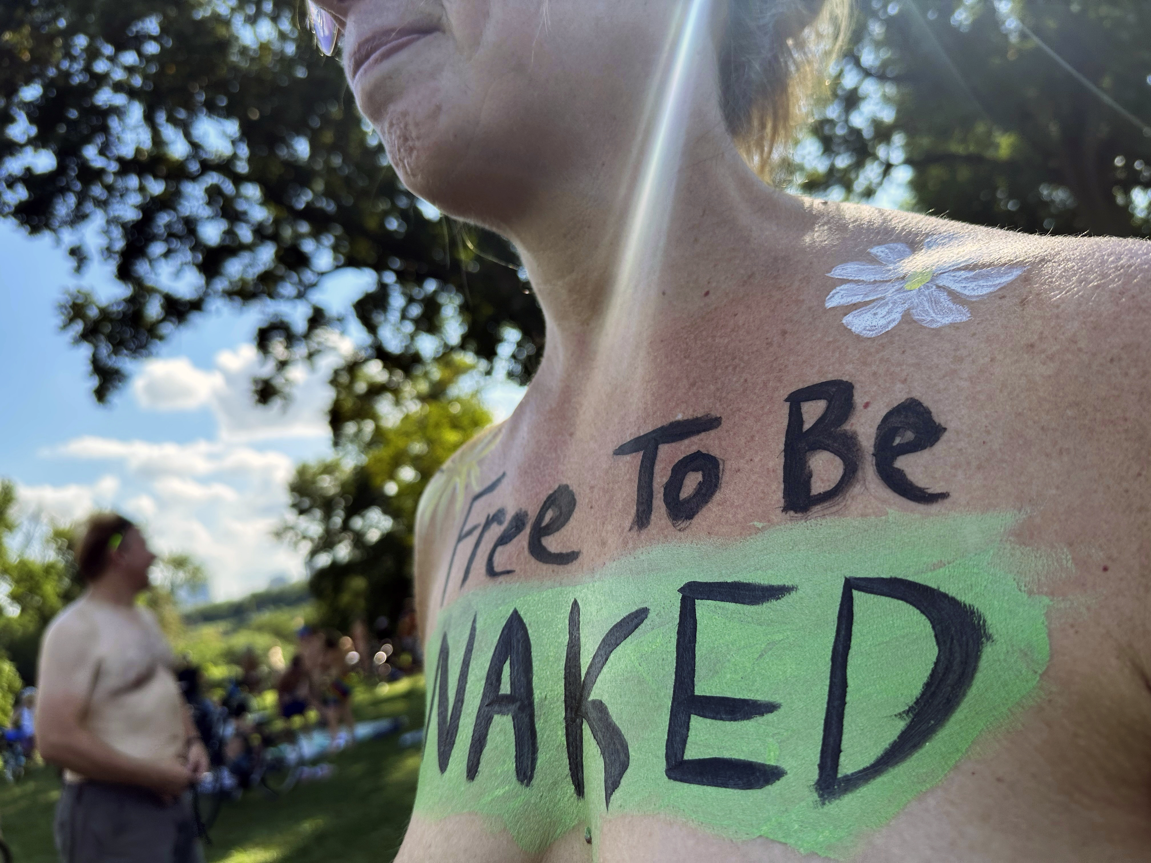 Riders in various states of undress cruise Philadelphia streets in 14th naked  bike ride | AP News