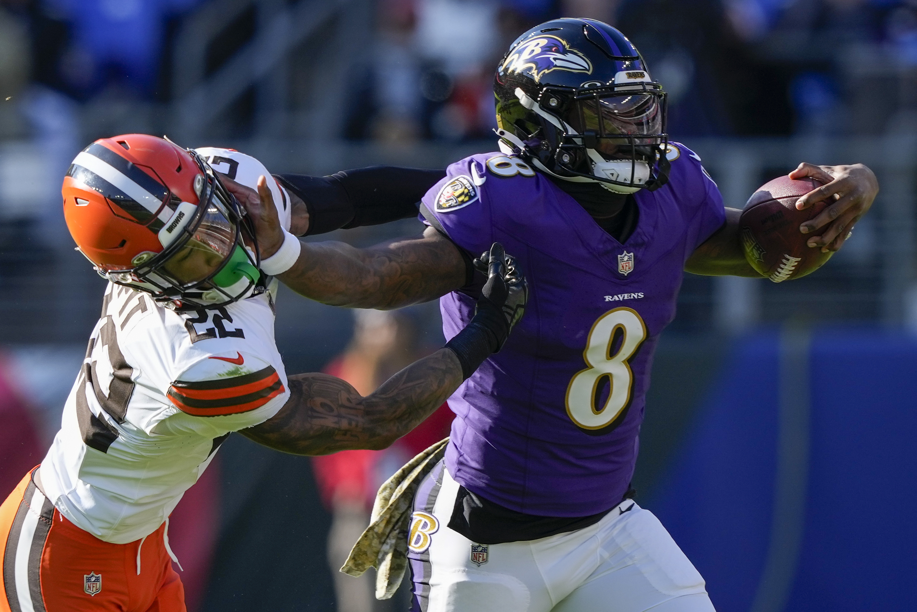 Ravens squander big lead and lose cushion in AFC North with 33-31 loss to  Browns | AP News