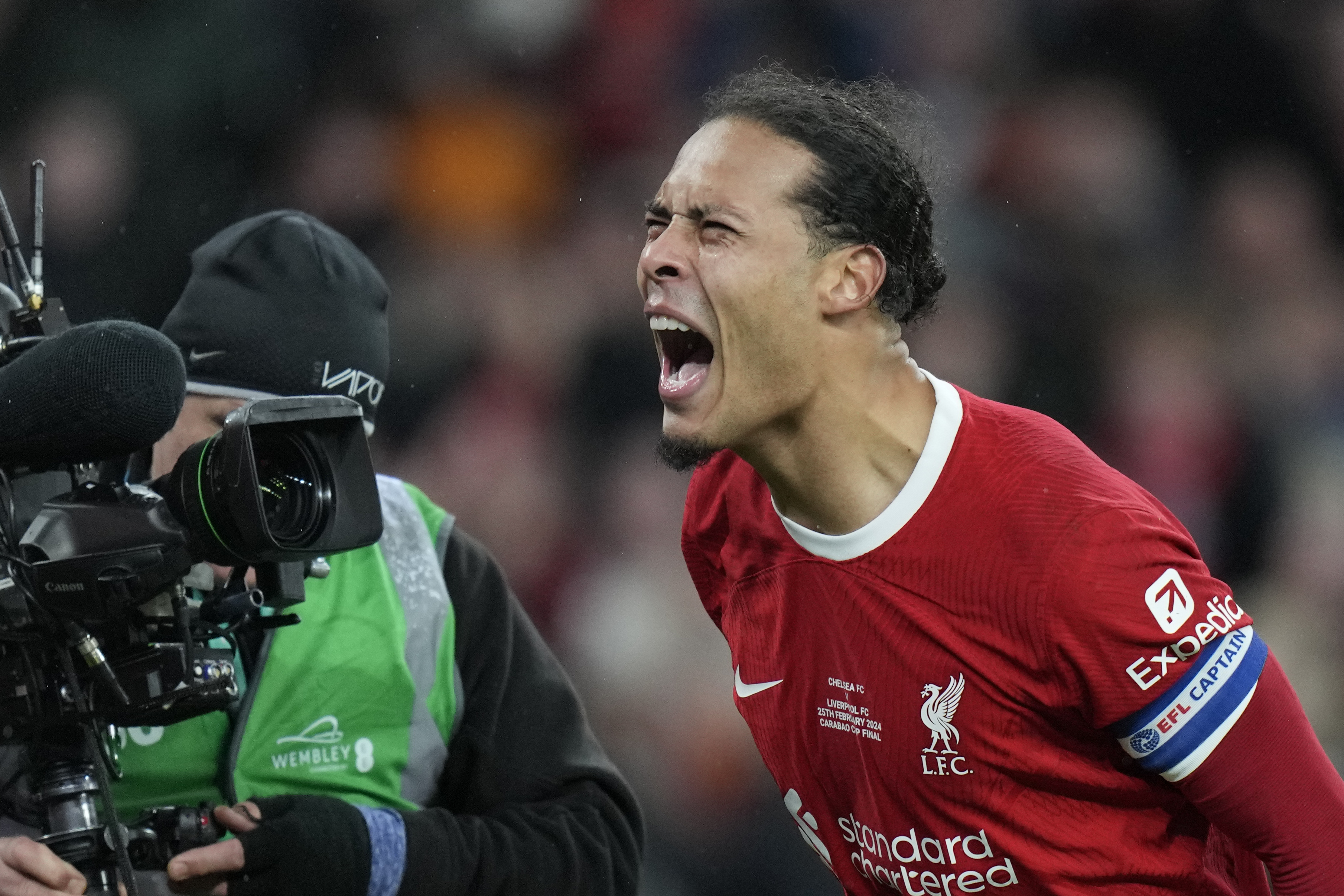 Van Dijk s extra time header wins English League Cup for Liverpool