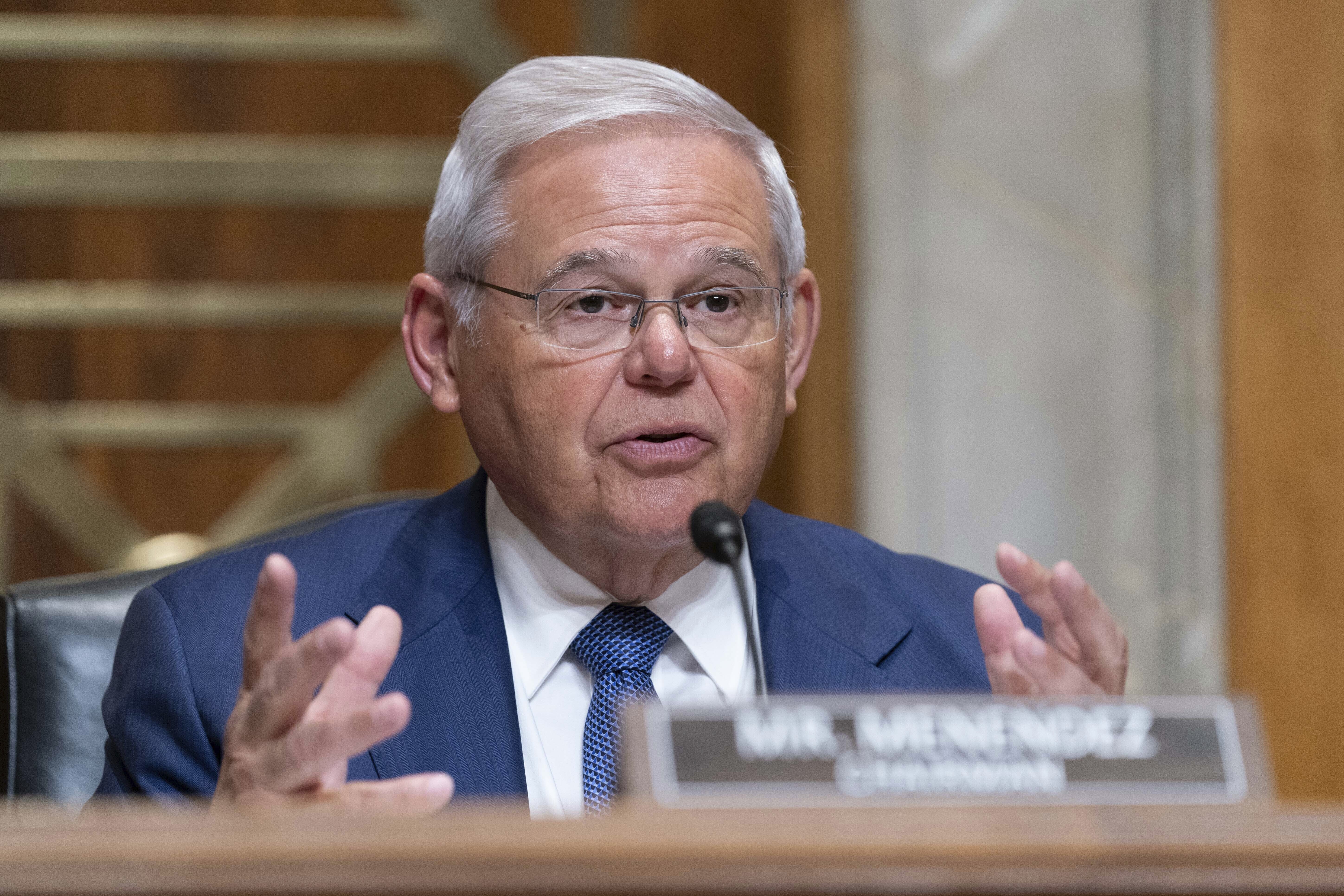 Menendez gains a primary opponent as calls for his resignation grow after indictment