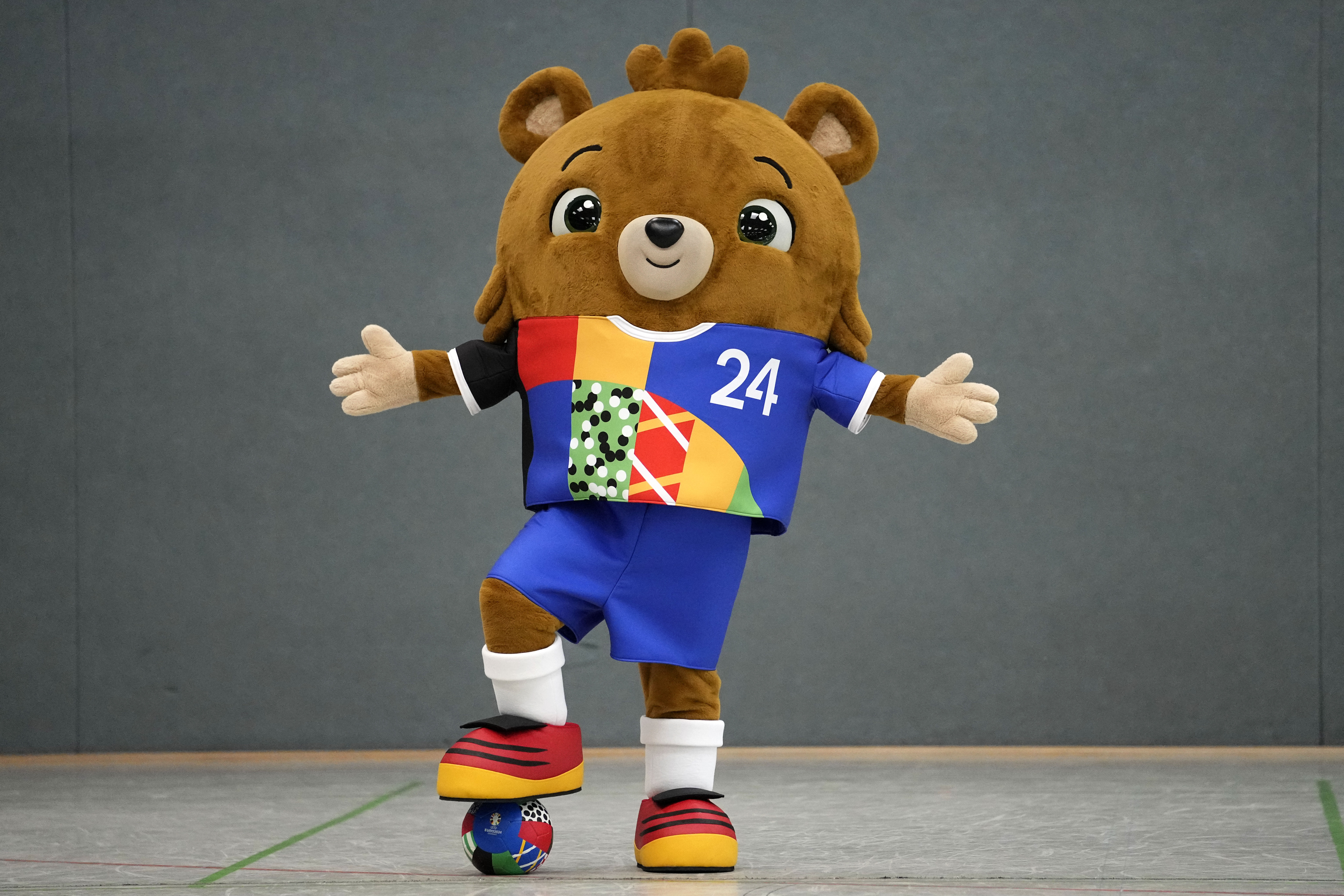 Germany unveils a teddy bear as the mascot for Euro 2024 but this