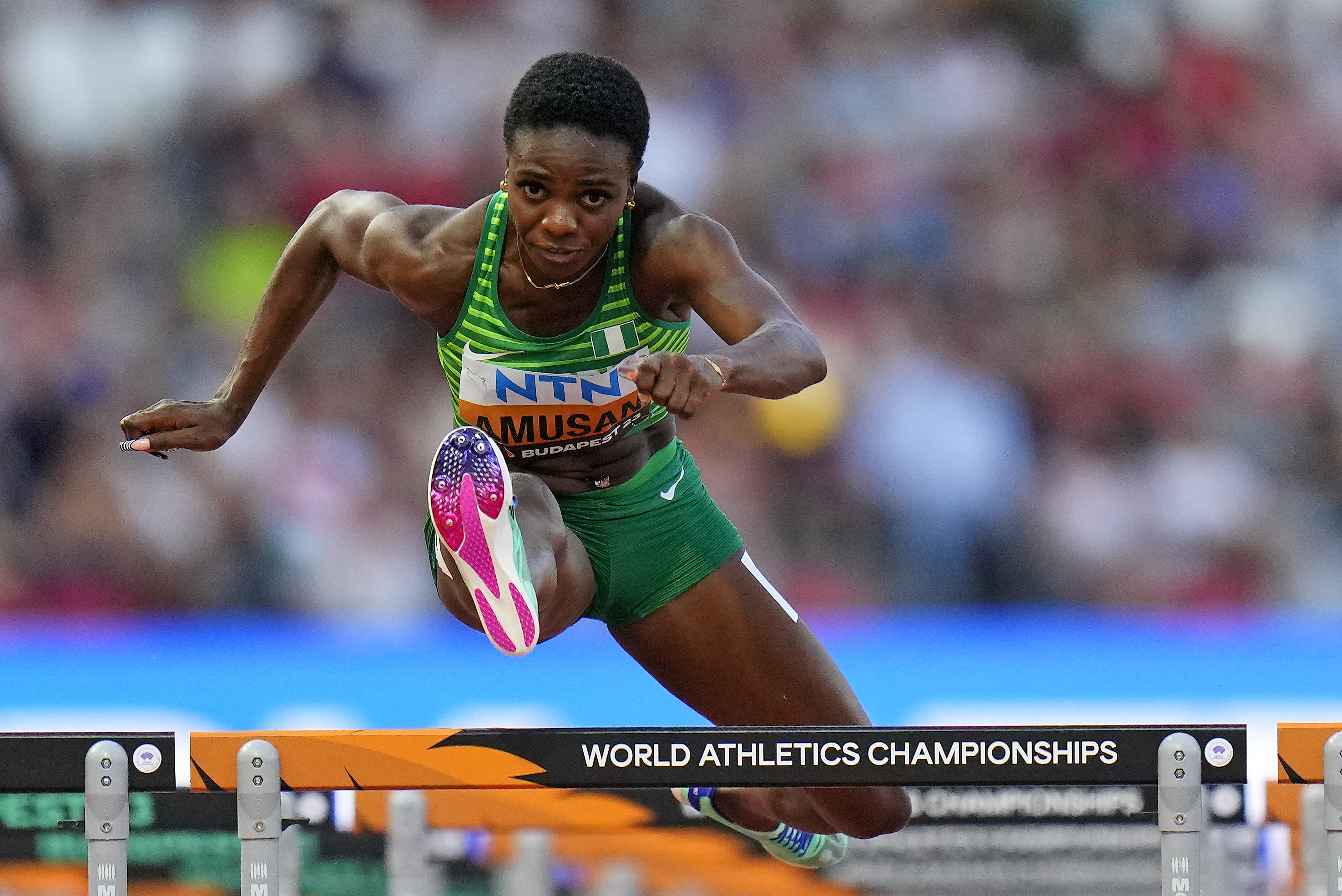 World-record hurdler Amusan never had doubt she'd be at worlds to defend  title