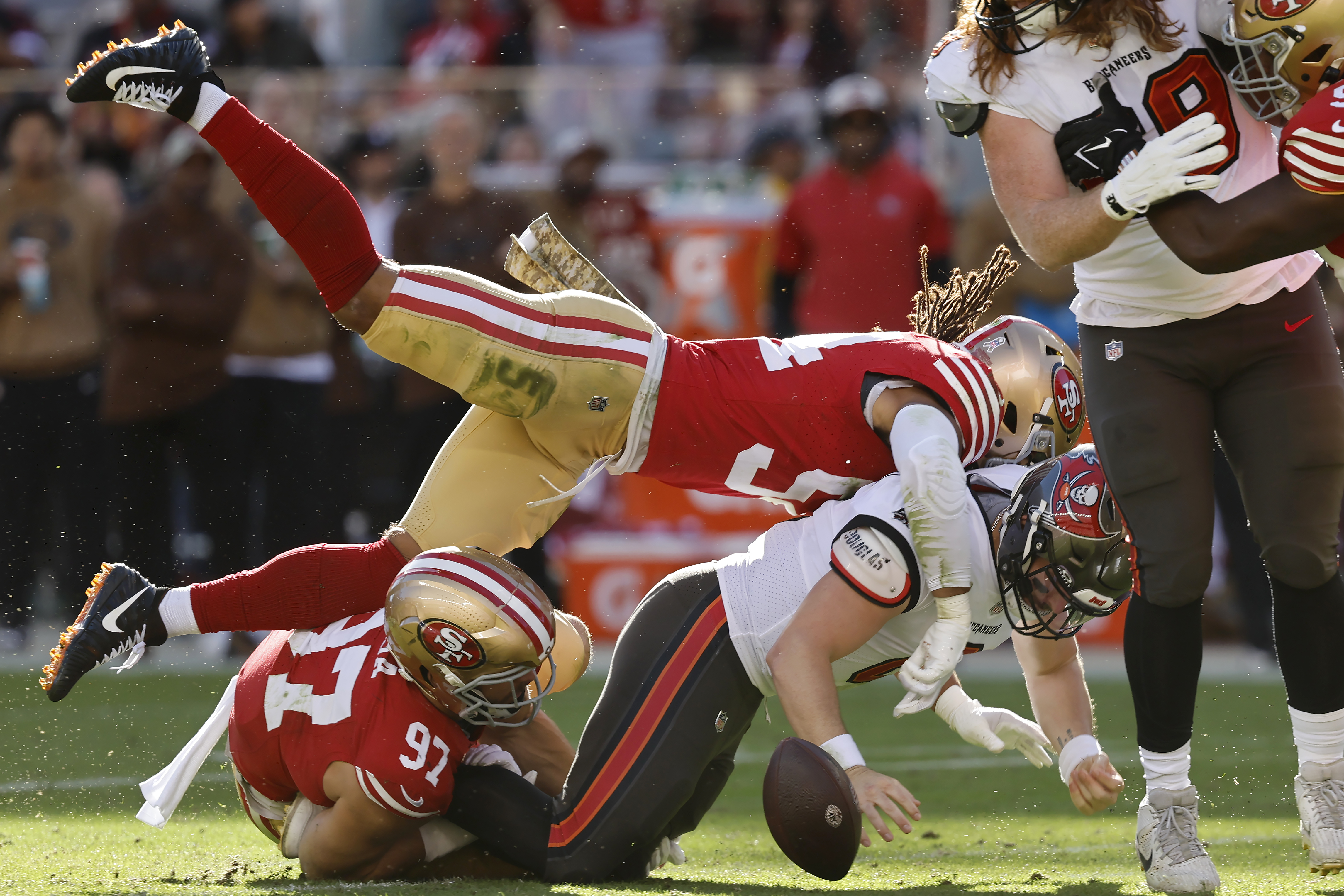 49ers-Buccaneers preview: Nick Bosa, Baker Mayfield face off again