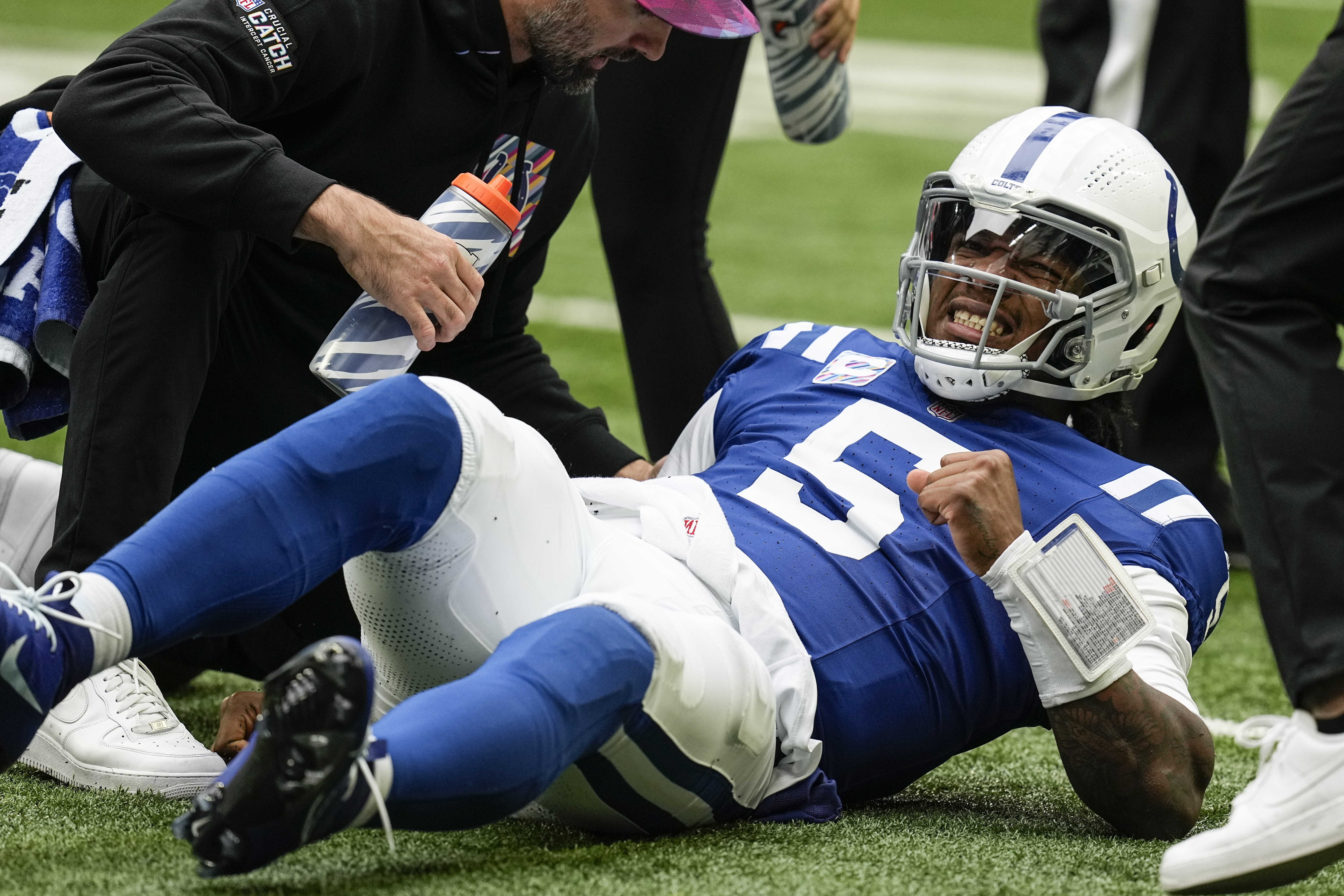 Colts uncertain about the severity of right shoulder injury to rookie QB  Anthony Richardson | AP News