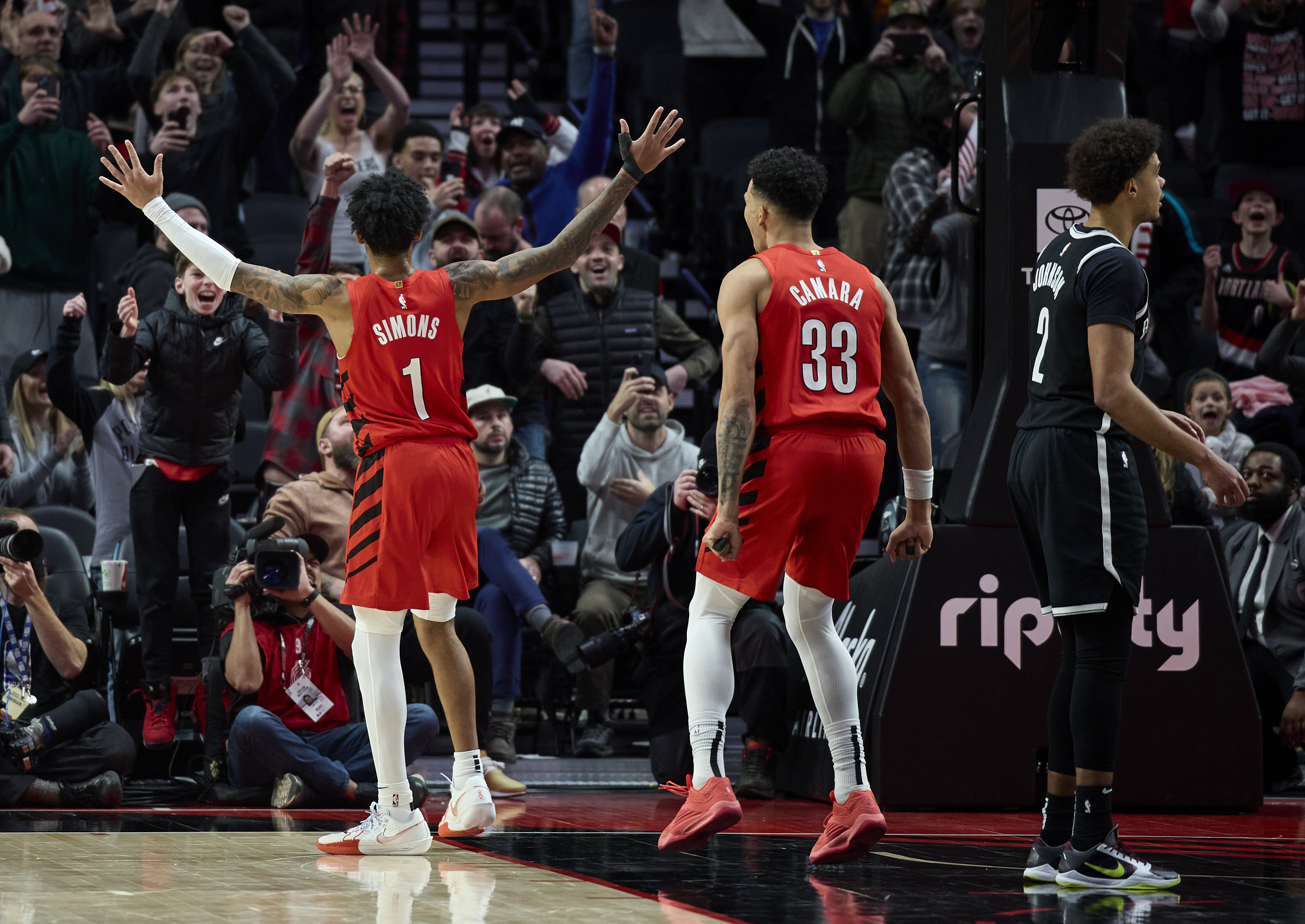 Simons hits winner with 0.2 seconds on the clock as Trail Blazers beat Nets  105-103