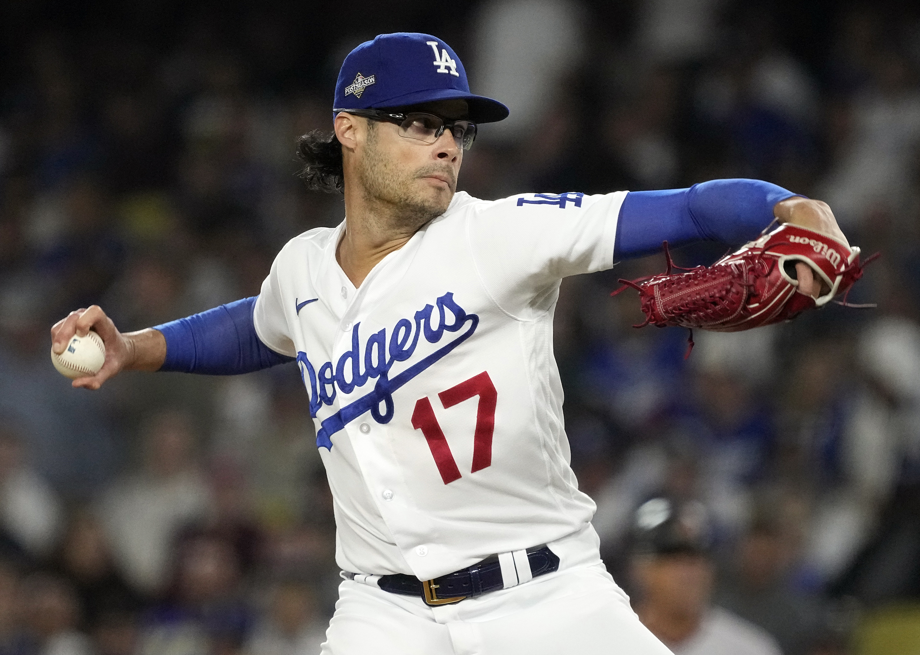 Dodgers jersey cheap with red number