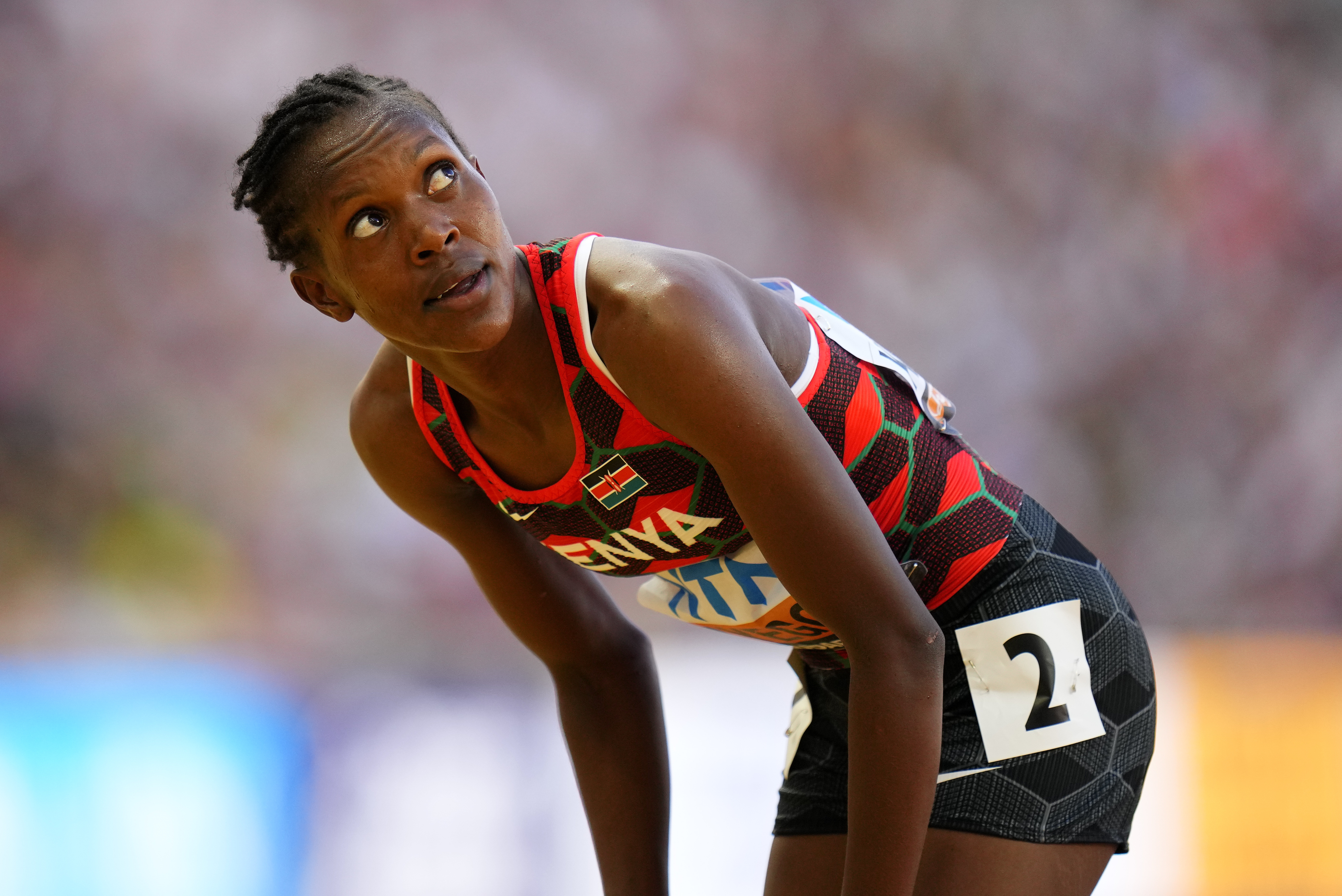 Kenyan runner Faith Kipyegon is focused on defending her 1,500 world title  in a record-breaking year