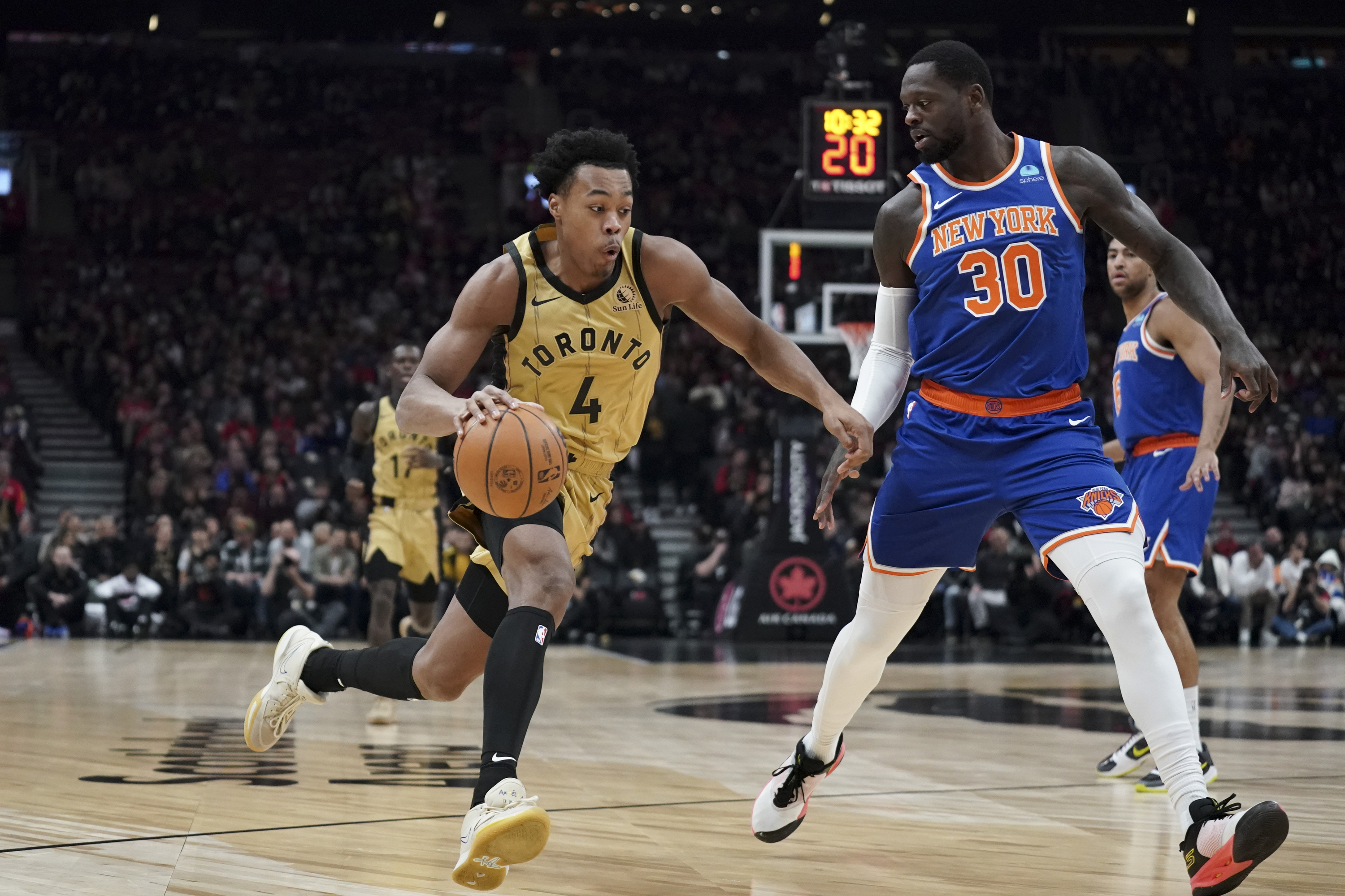 Knicks 119, Raptors 106: Scenes from DiVincenzo making another