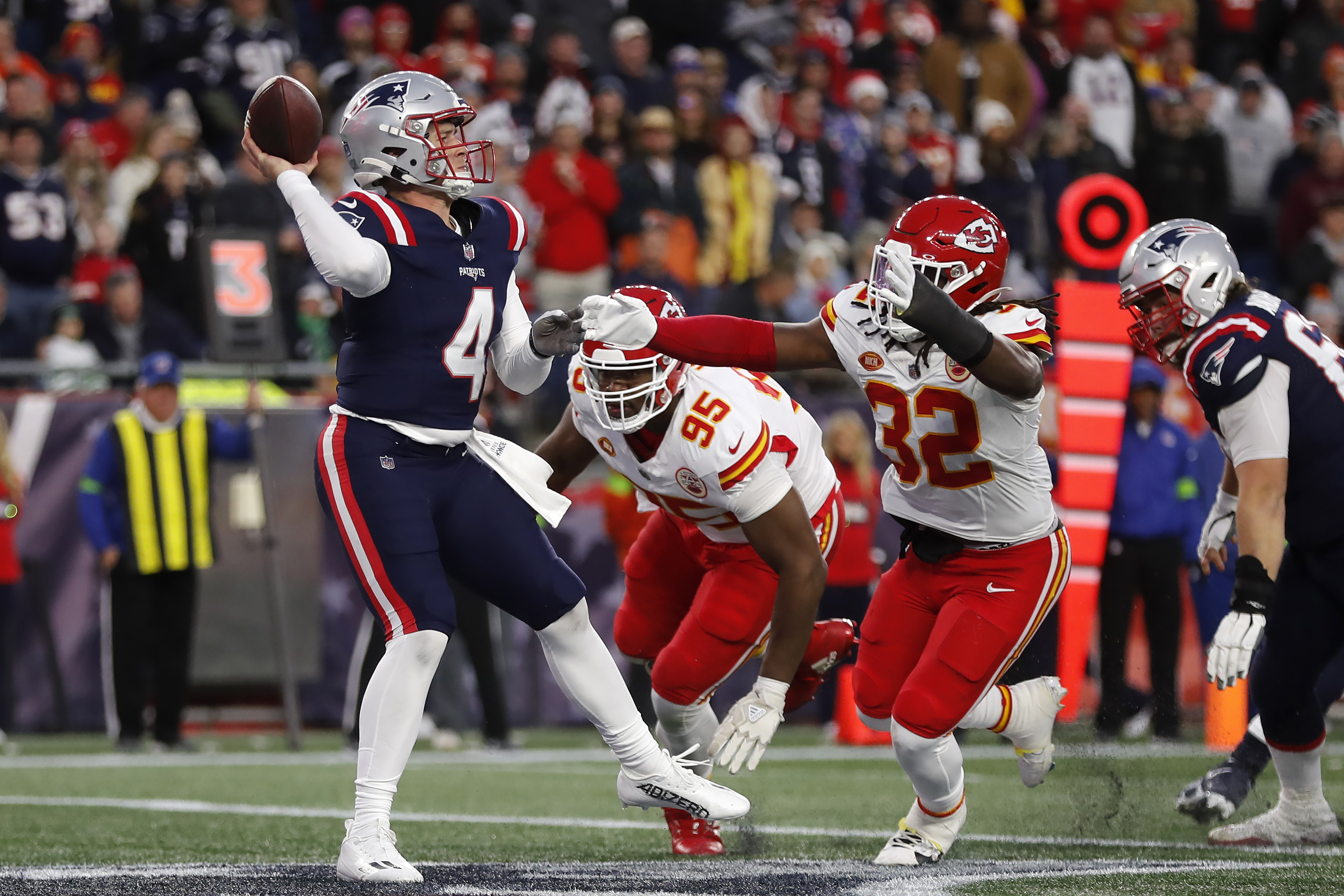 Patriots unable to build off win falter in second half of 27 17