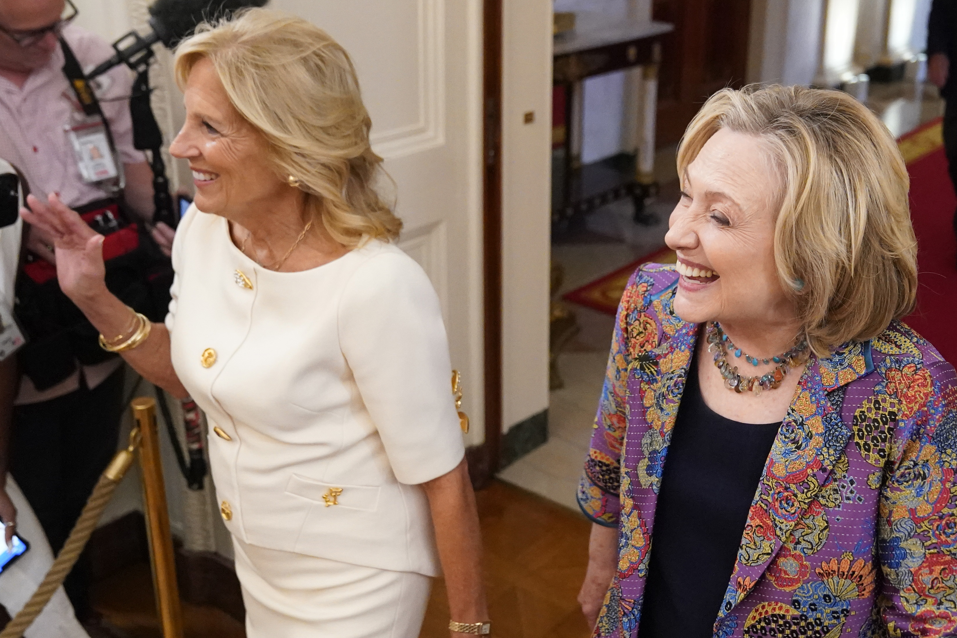 Hillary Clinton returning to the White House for an arts event