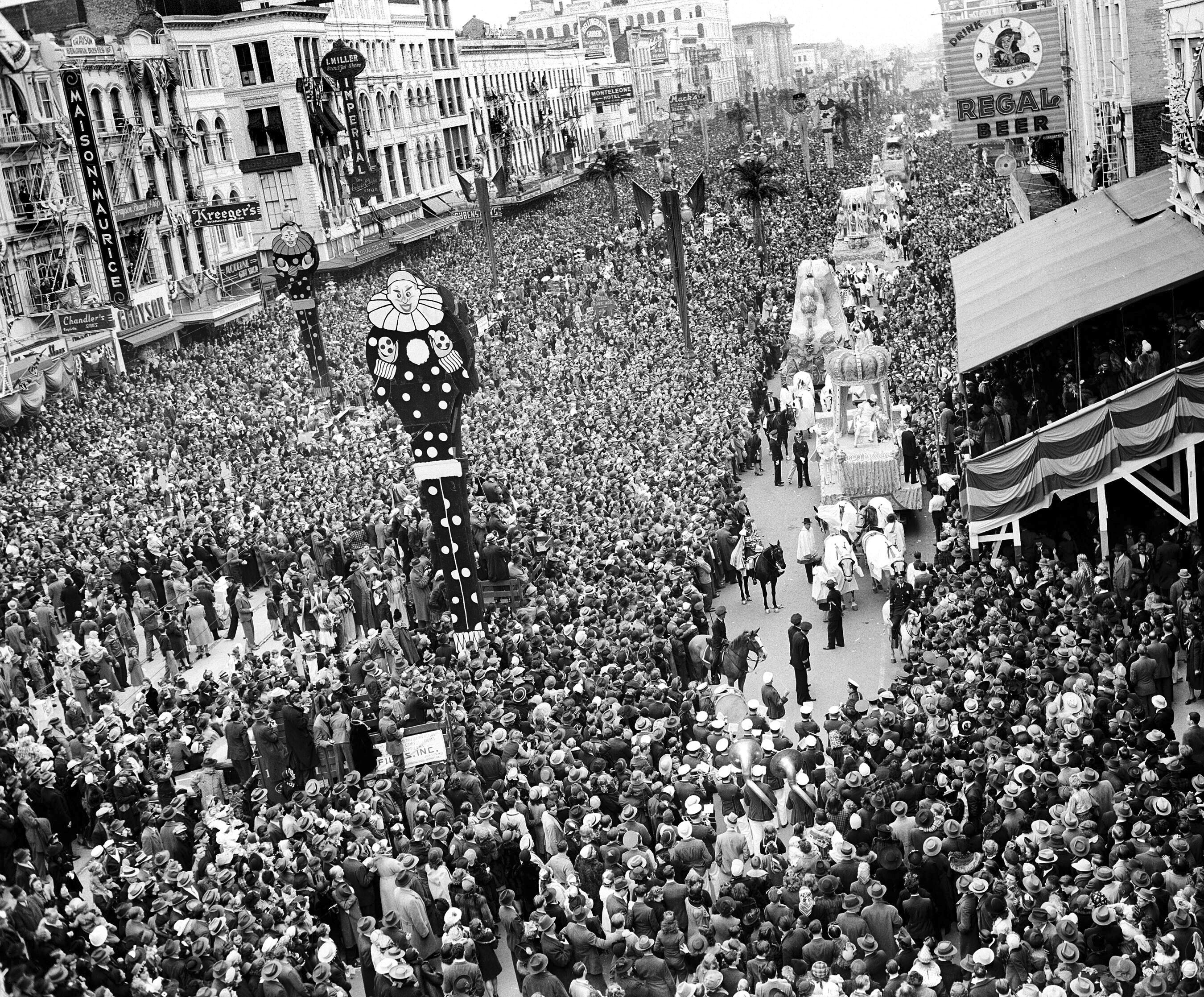 A look at Mardi Gras festivities in New Orleans through the years