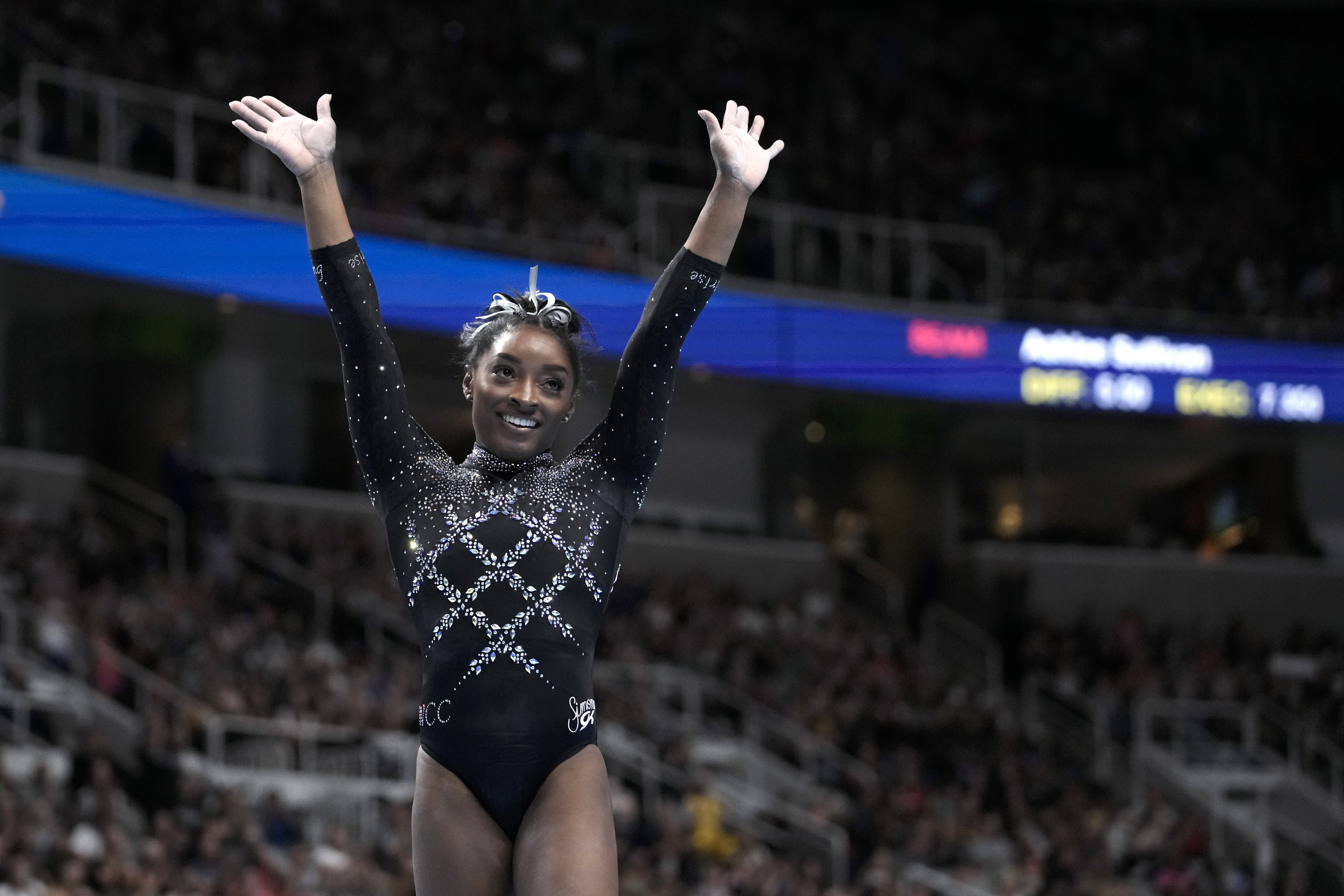 Simone Biles wins a record 8th US Gymnastics title a full decade after her  first