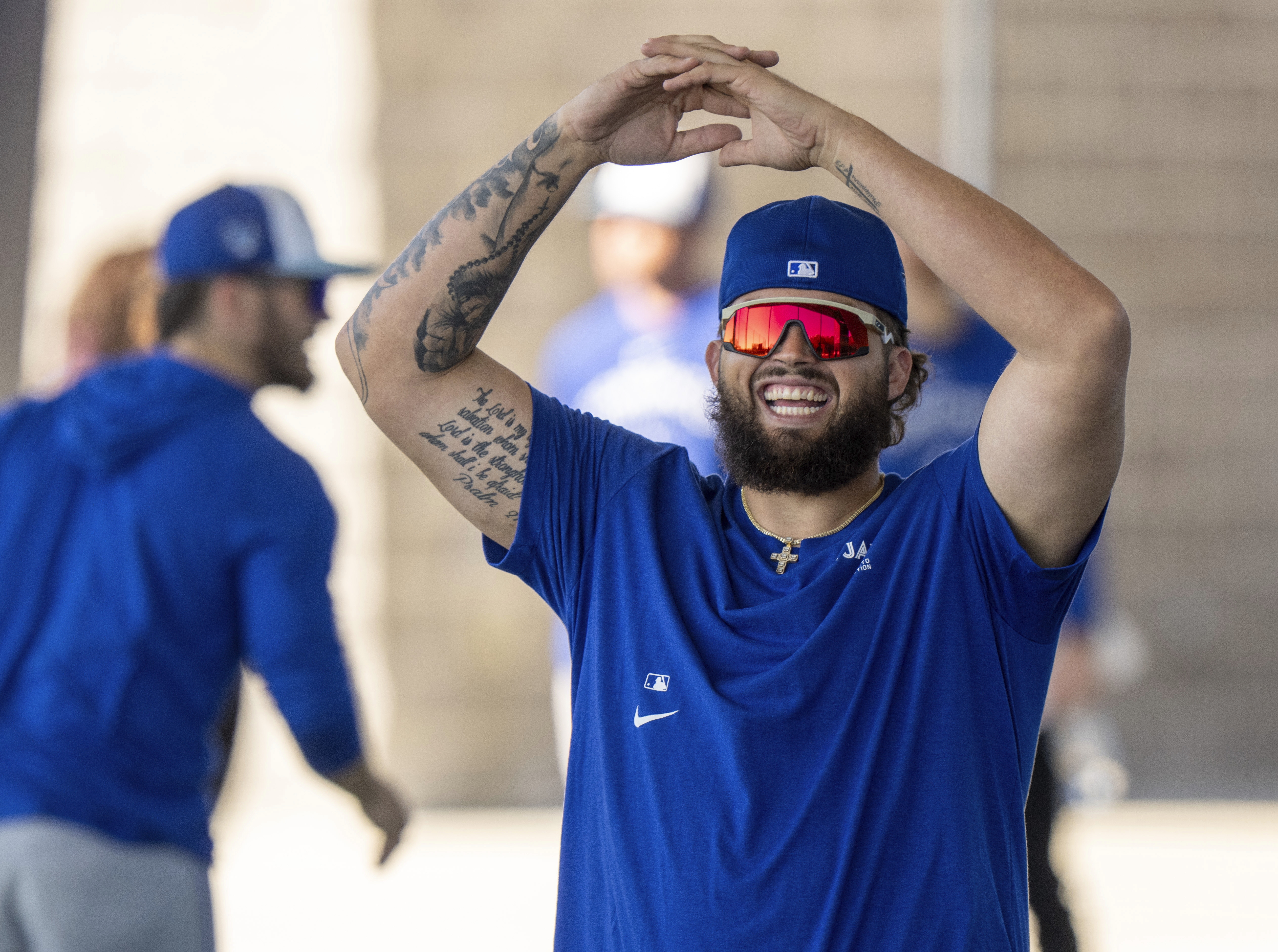 Blue Jays right-hander Alek Manoah hits 3 batters in first spring training  start