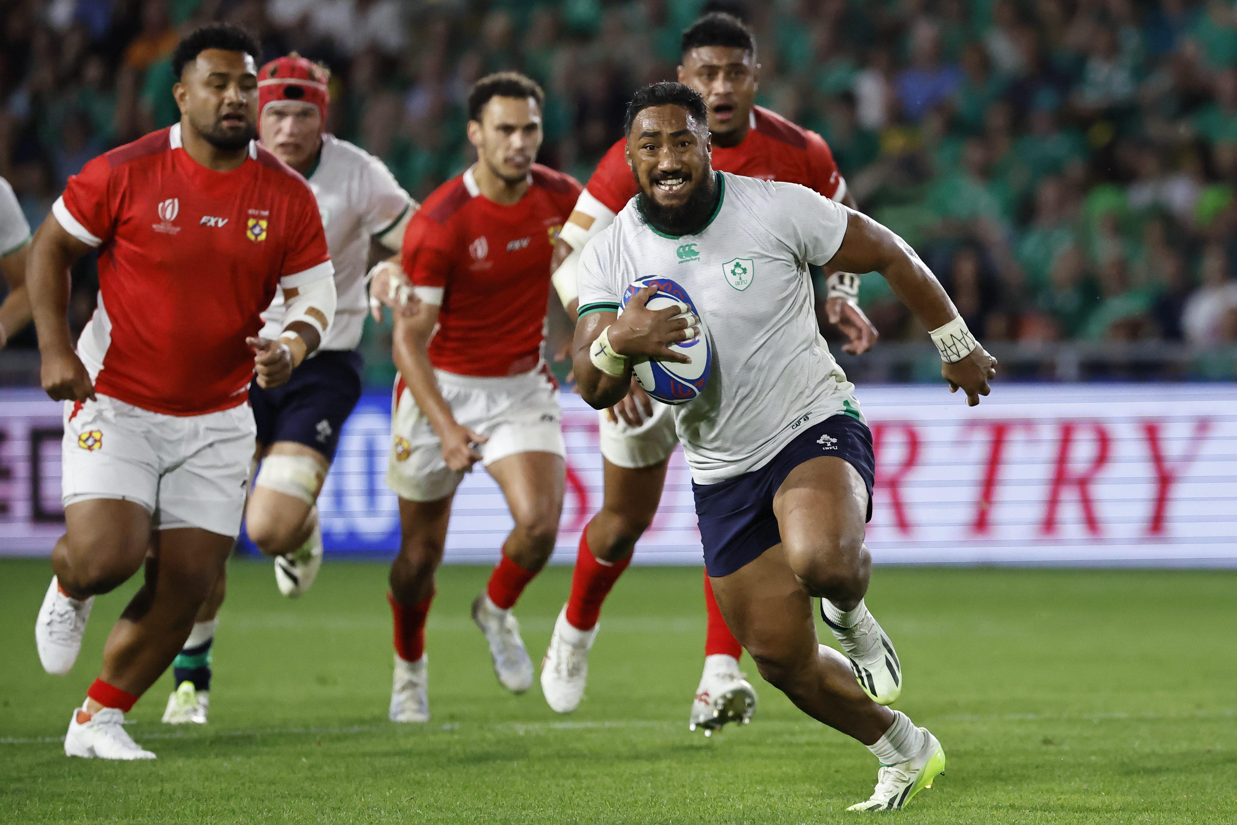 Ireland puts Tonga away at the Rugby World Cup, underdog Portugal harasses  Wales and Samoa arrives