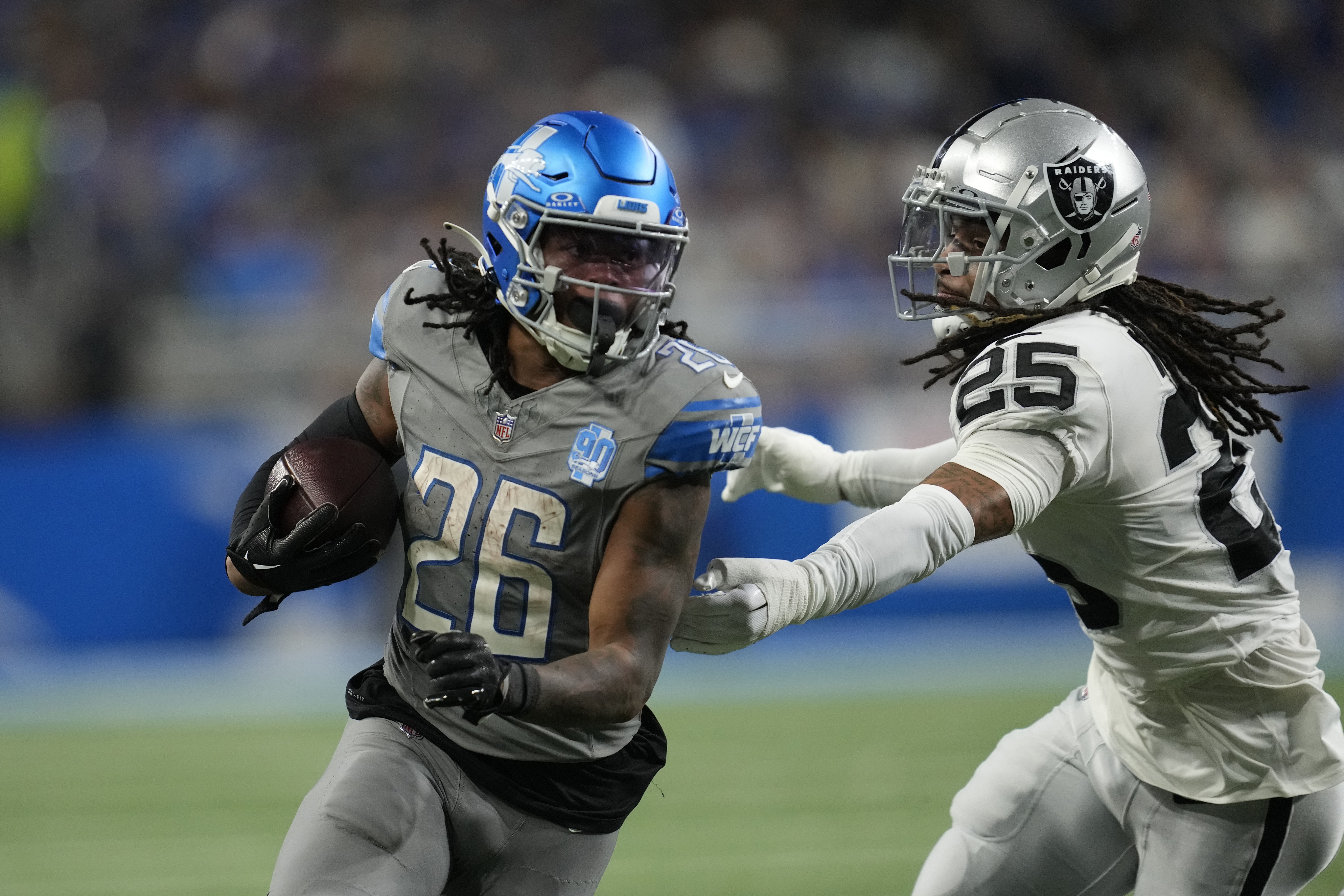 How the Lions defeated the Raiders 26-14 on Monday Night Football: Full  recap, highlights and analysis - The Athletic