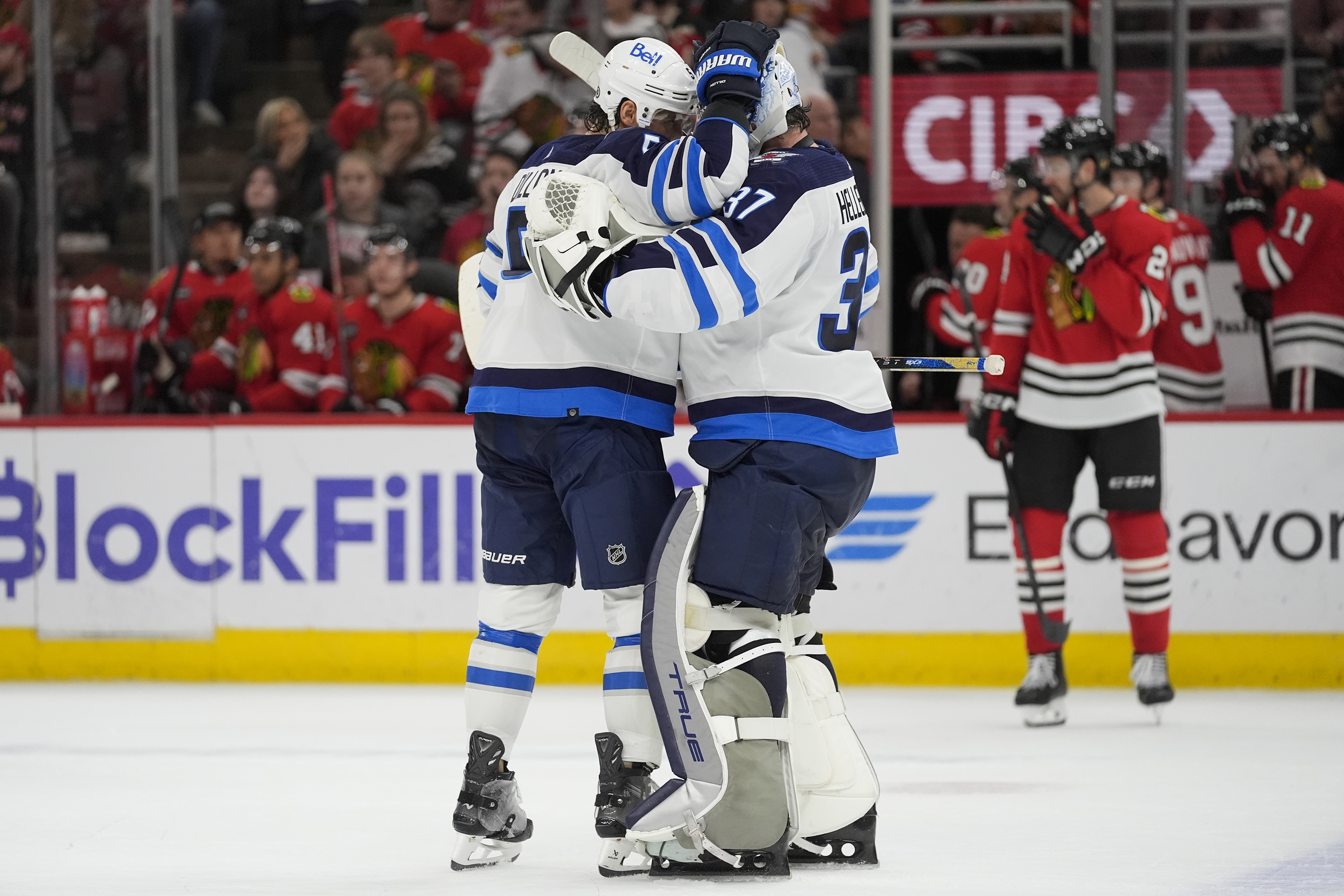 Winnipeg jets goalie clearance cut jersey