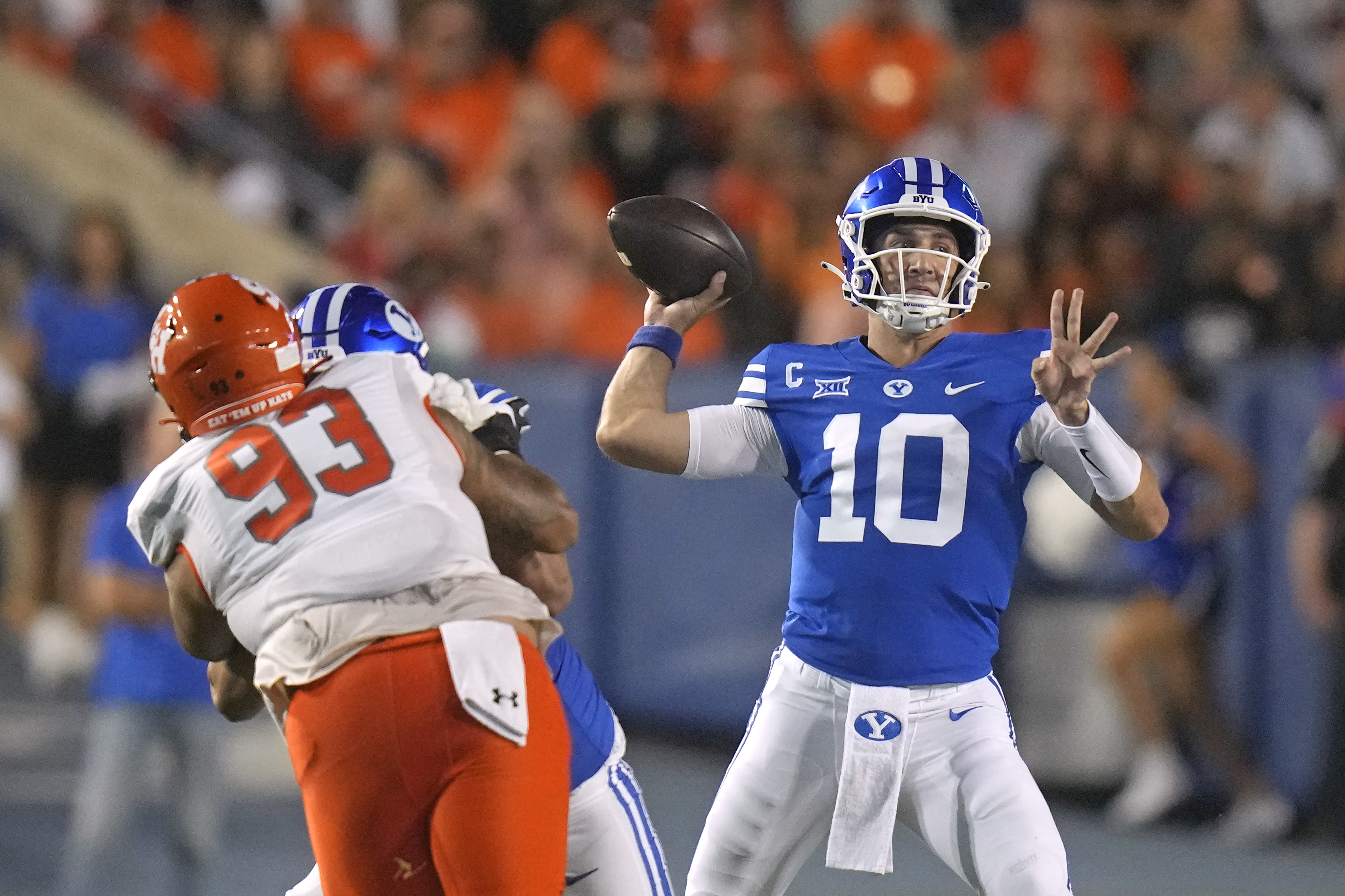 BYU s defense blanks Sam Houston AP News