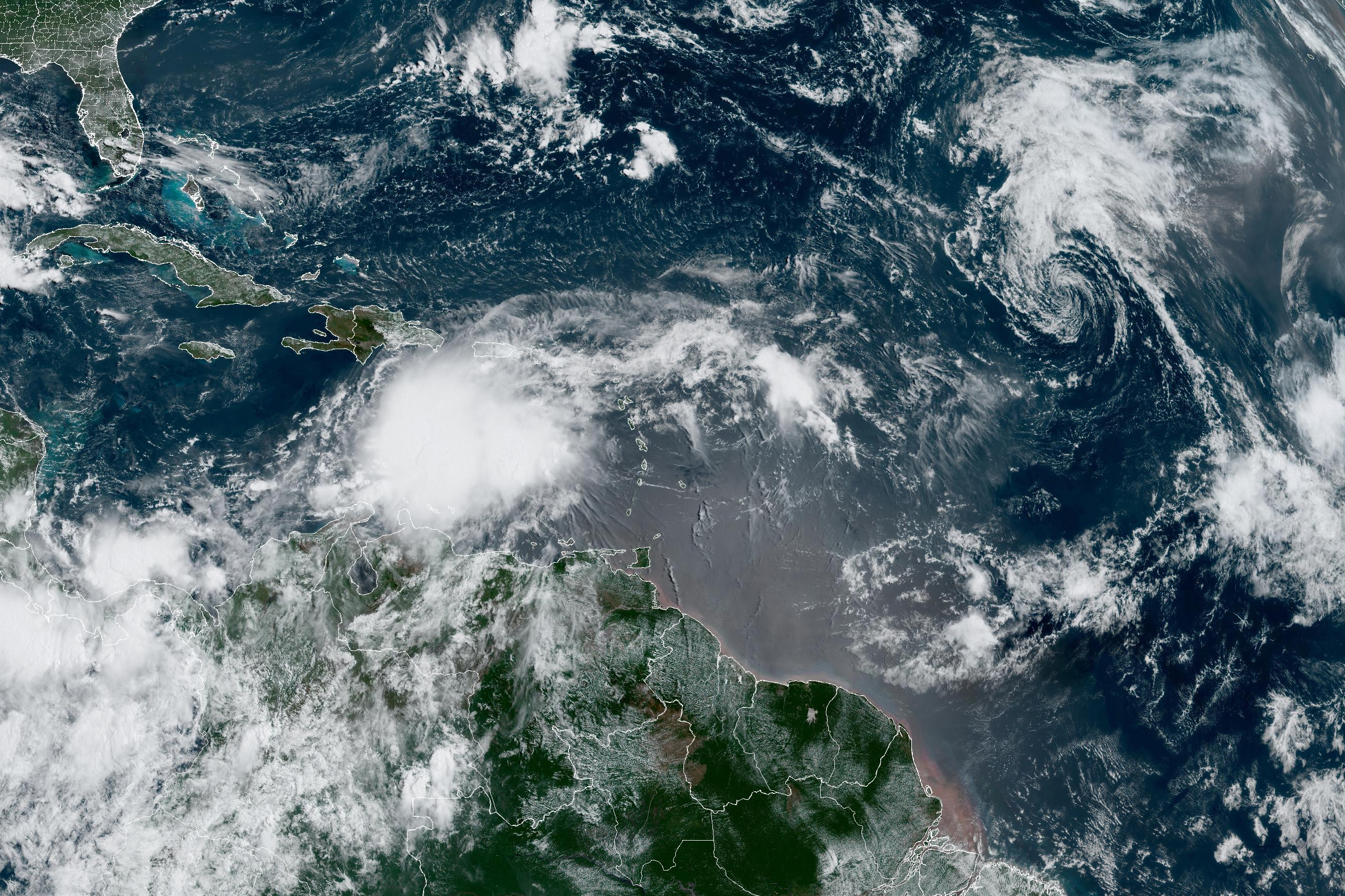 Tropical Storm Franklin makes landfall in the Dominican Republic