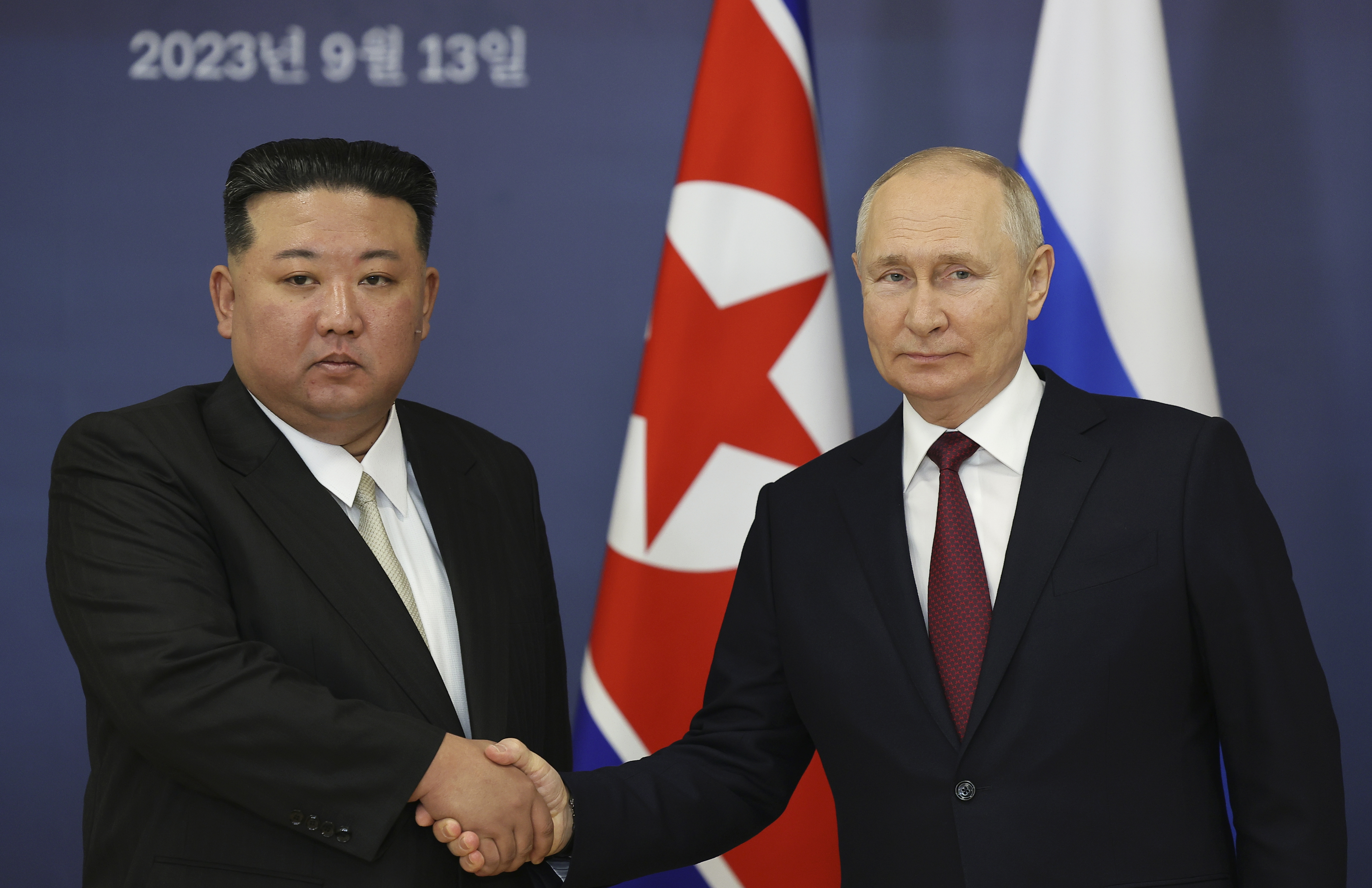 Uttar Korea Live Xxx - Kim Jong Un promises Putin North Korea's full support for Russia's 'just  fight'. Follow the latest | AP News