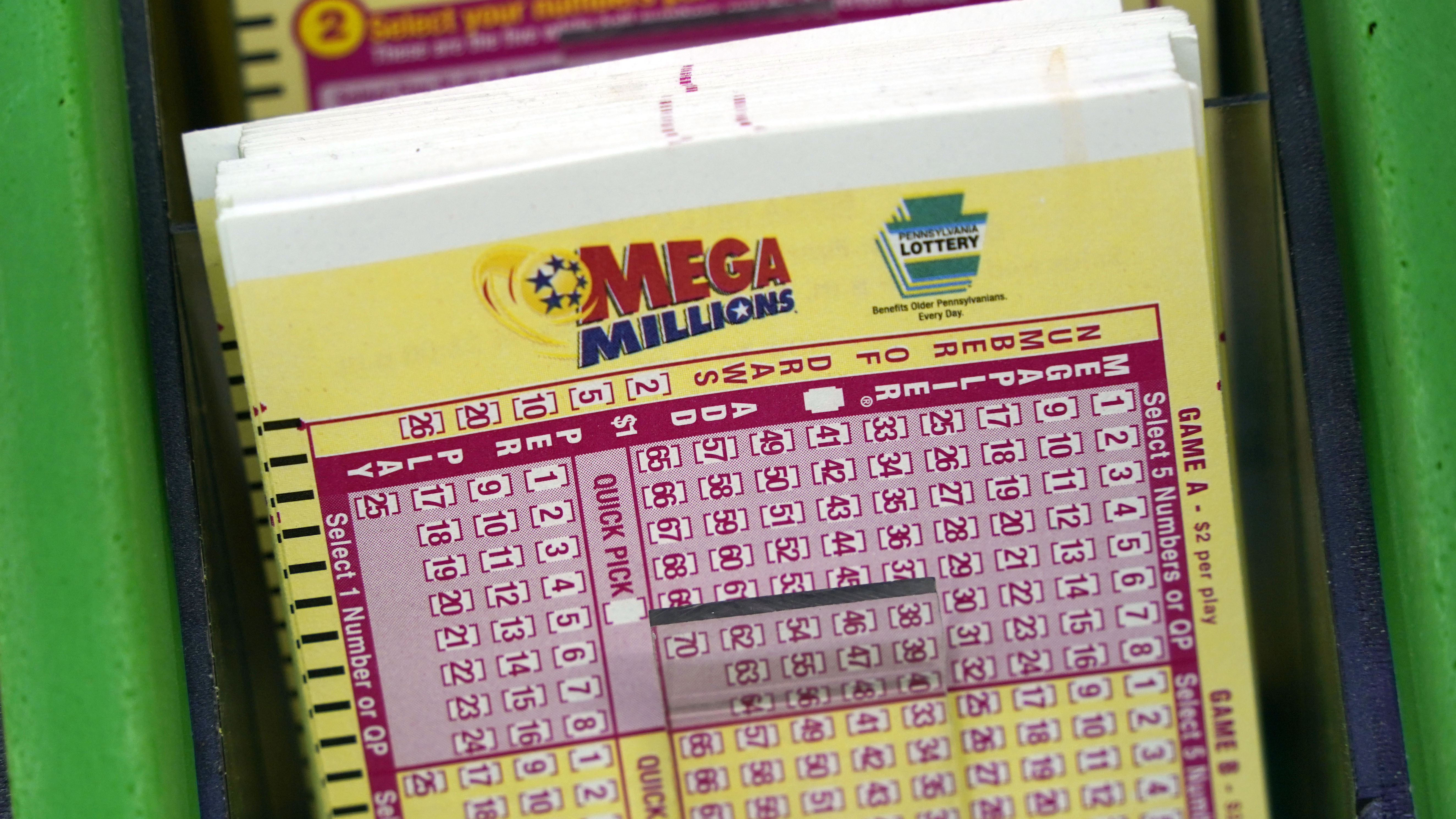 The mega million clearance lotto numbers