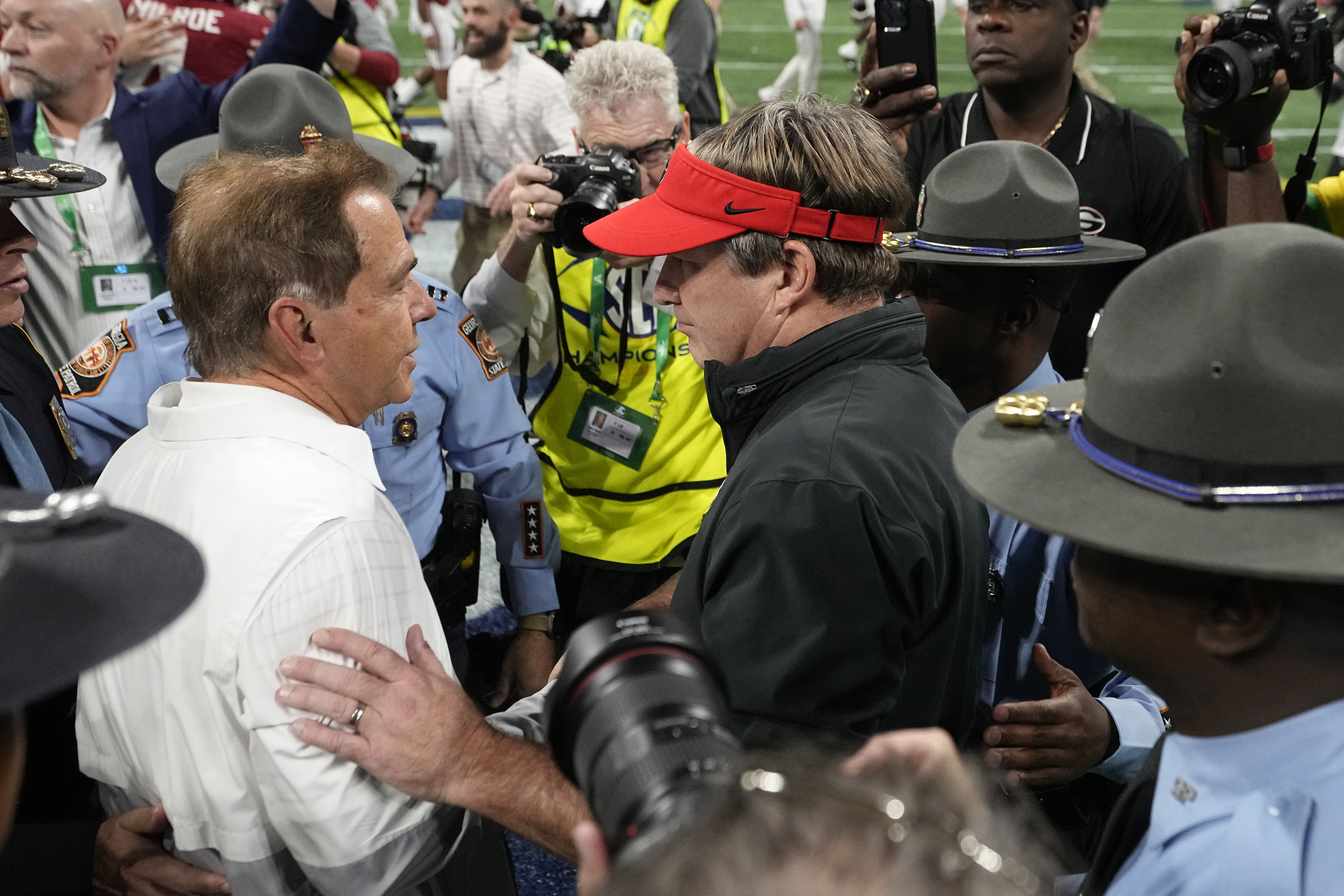 Kirby Smart pleads Georgia's case for College Football Playoff bid after  losing SEC title game