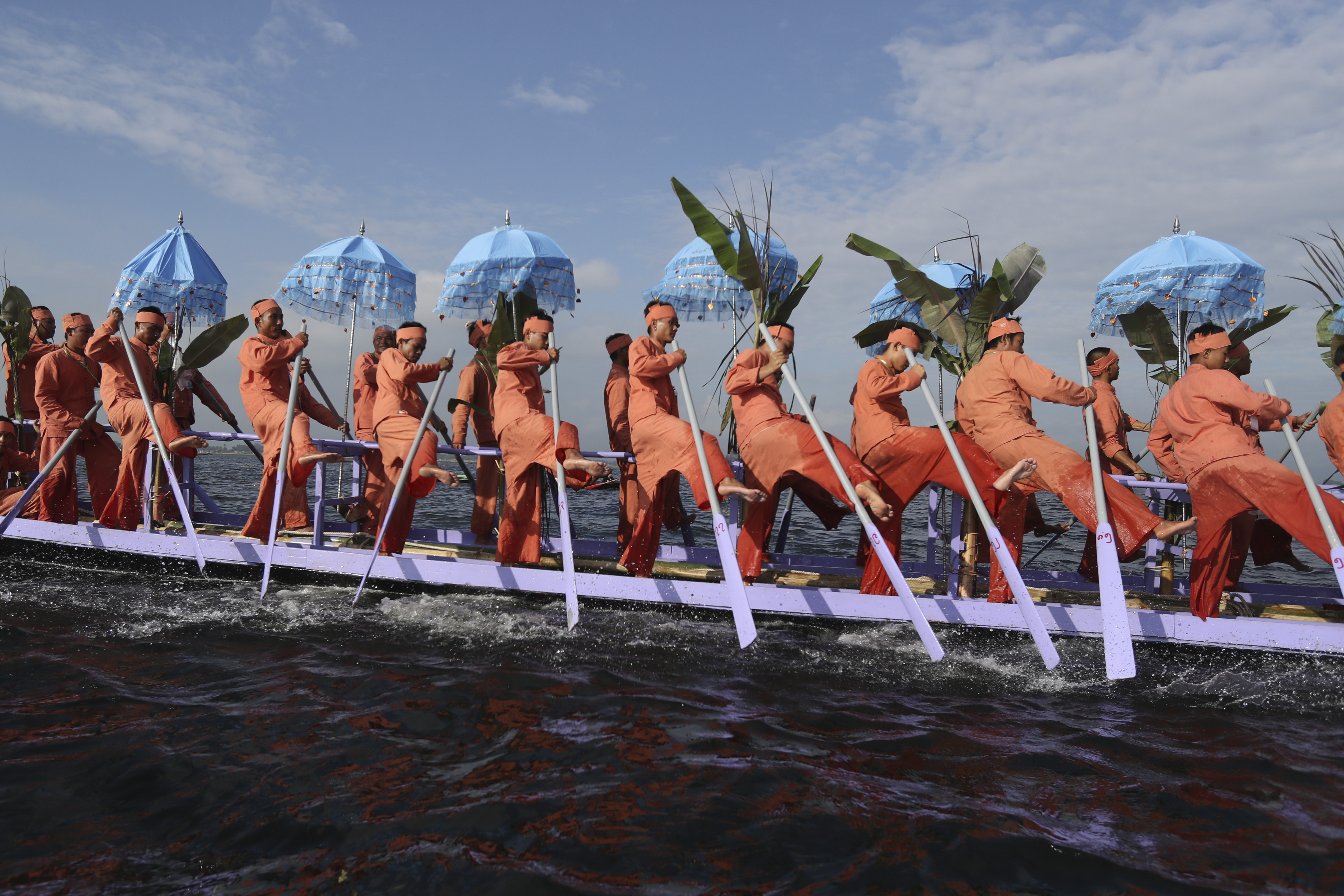 Spectacular Myanmar lake festival resumes after 3 years AP News