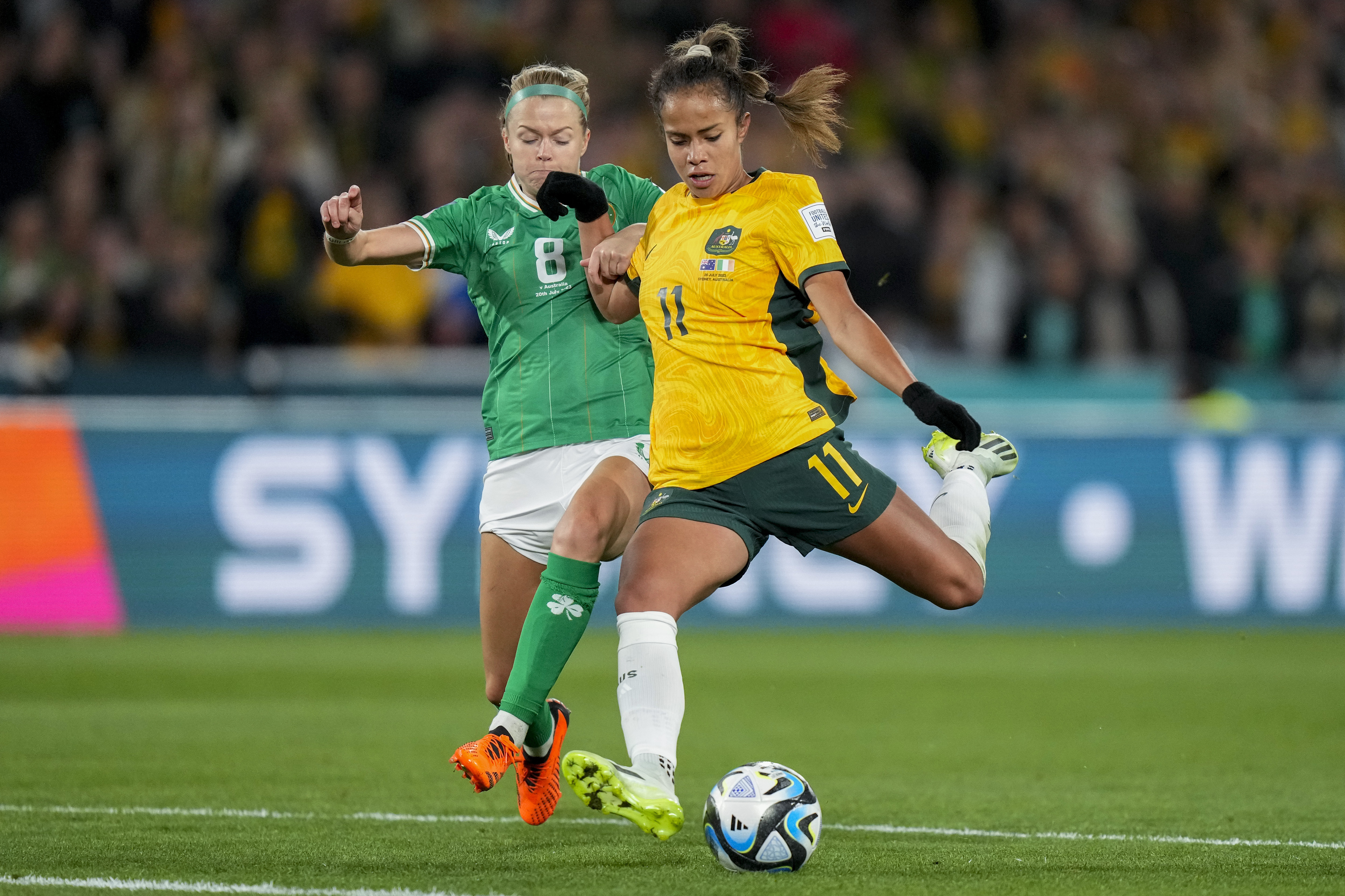 Fowler makes her Women's World Cup debut on a significant night for the  Australian and Irish teams