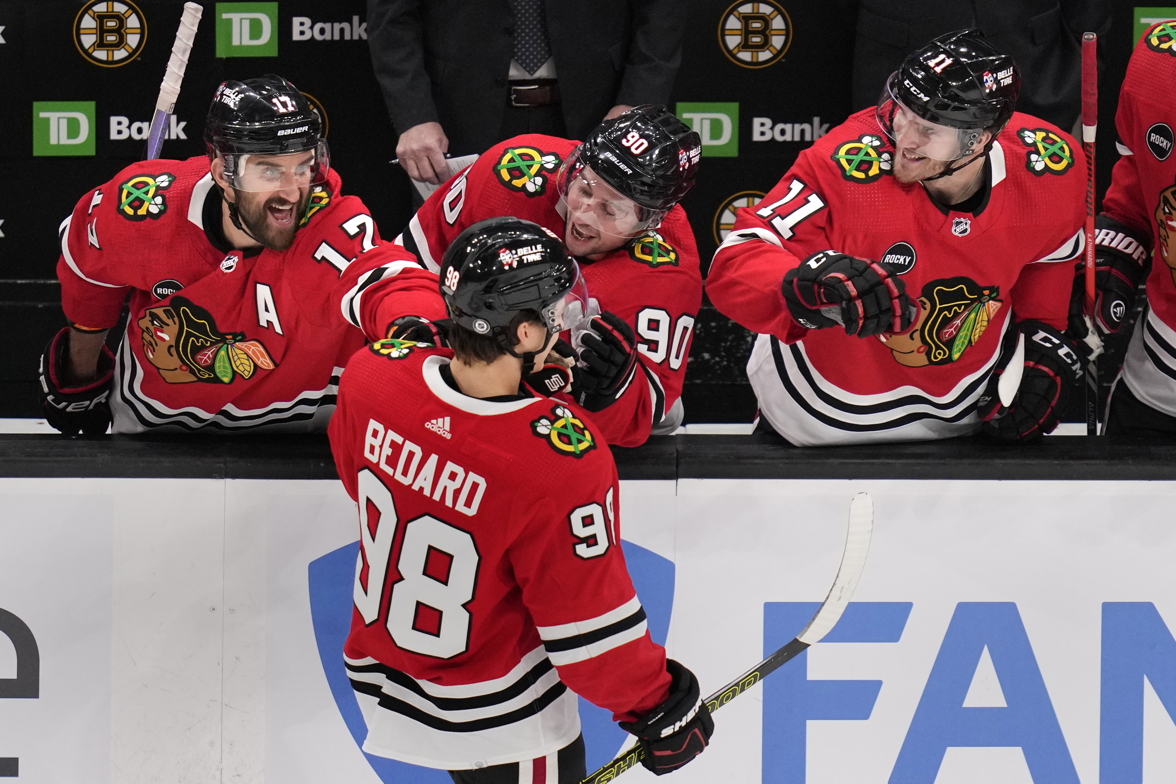 Blackhawks' Connor Bedard has NHL coming-out party: 'He's starting