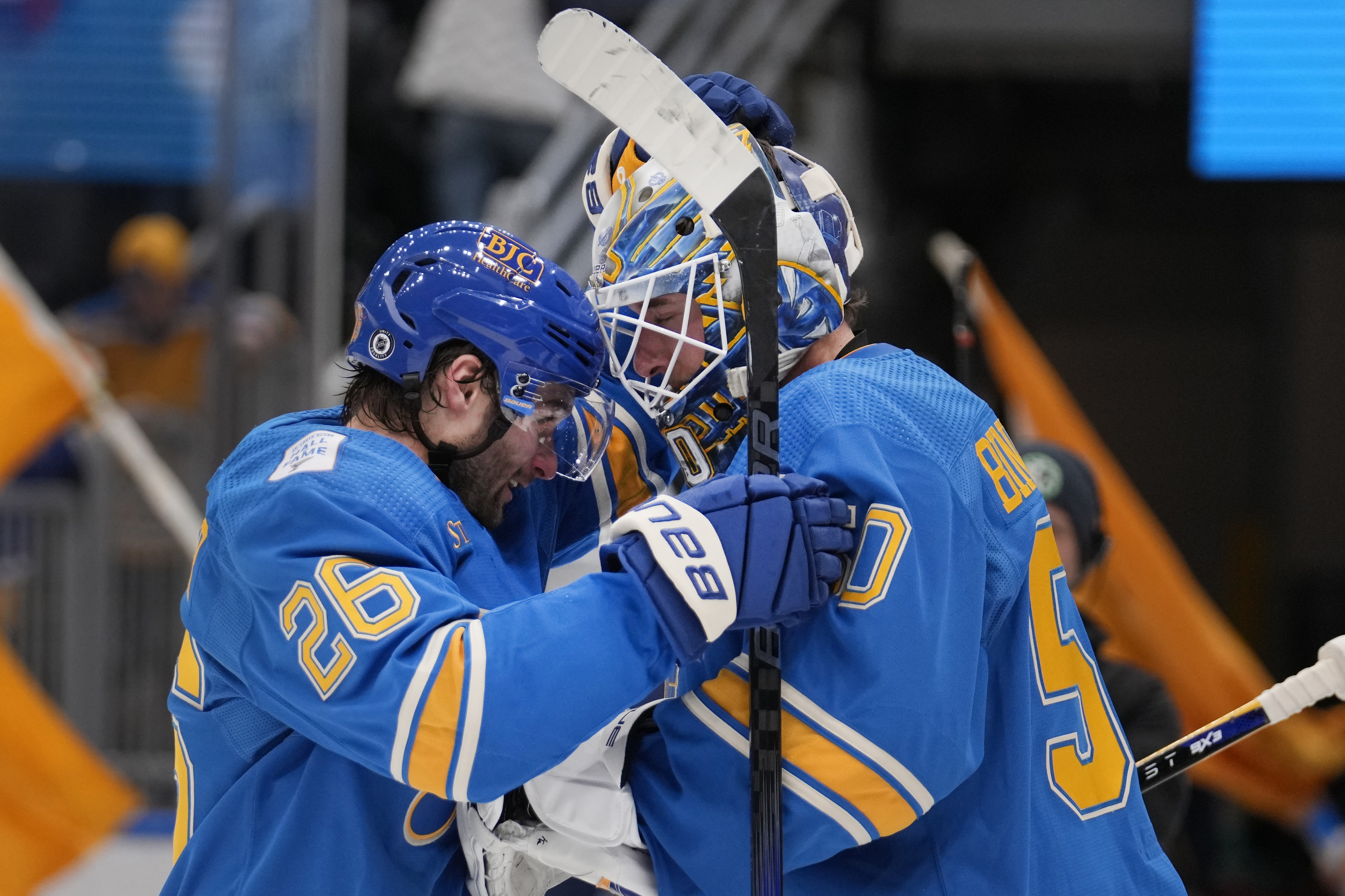 Binnington gets 14th career shutout as Blues beat Capitals 3 0