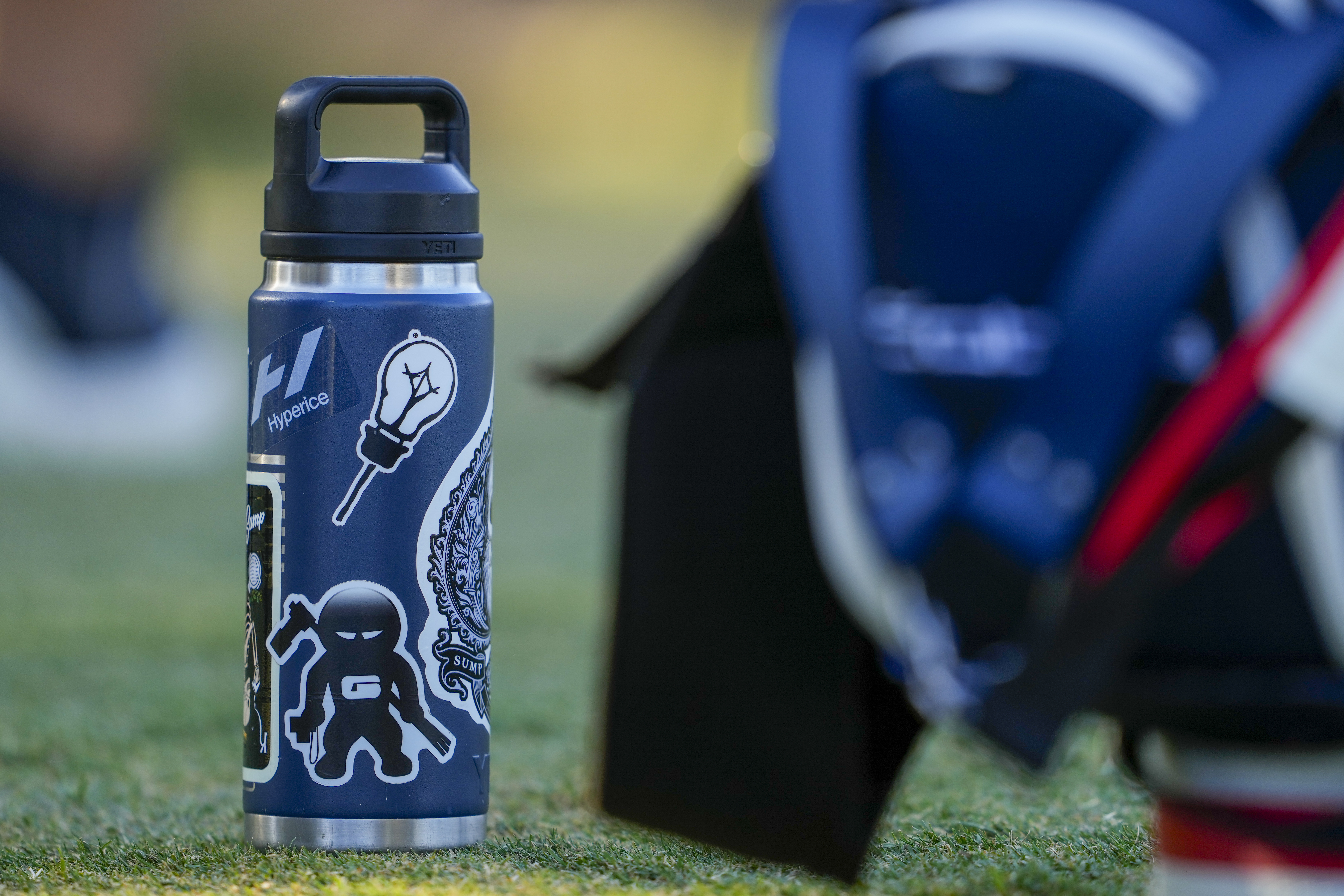 Soccer Fan Blue Thermos Bottle