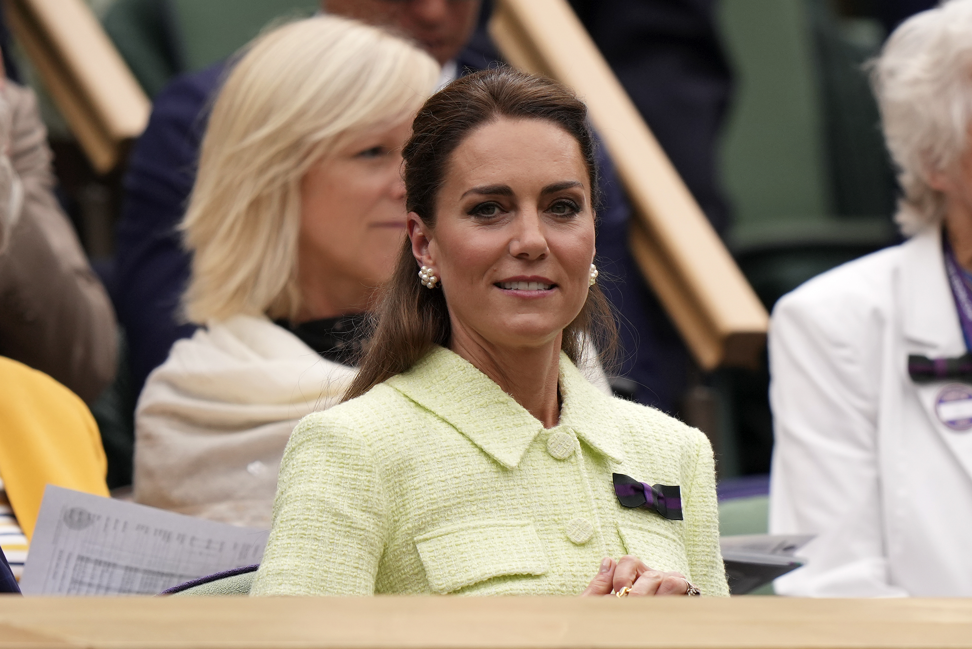 Who's in Royal Box at Wimbledon today? Celebrities from Kate