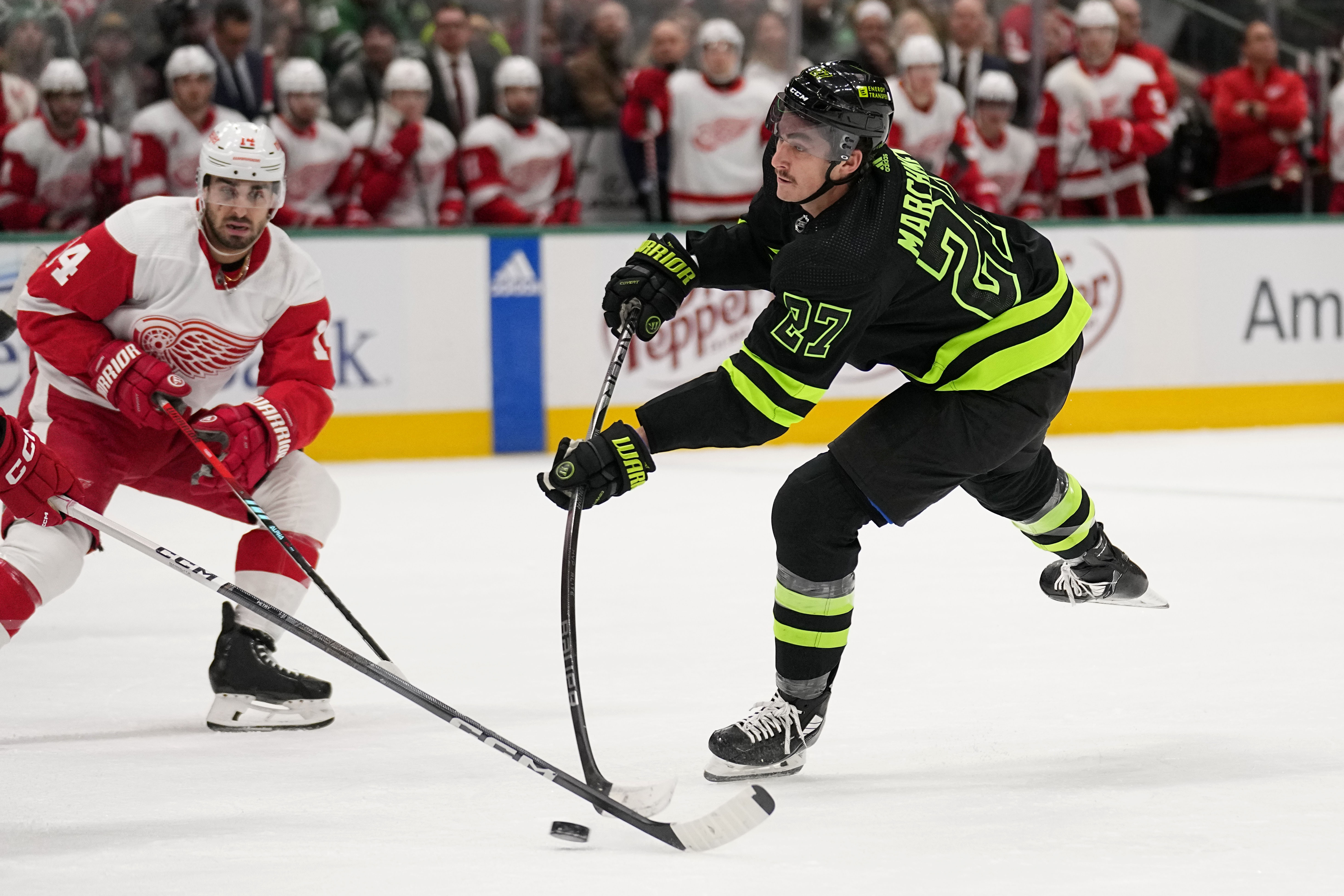 NHL Player Safety] Detroit's David Perron has been suspended for six games  for cross-checking Ottawa's Artem Zub. : r/hockey