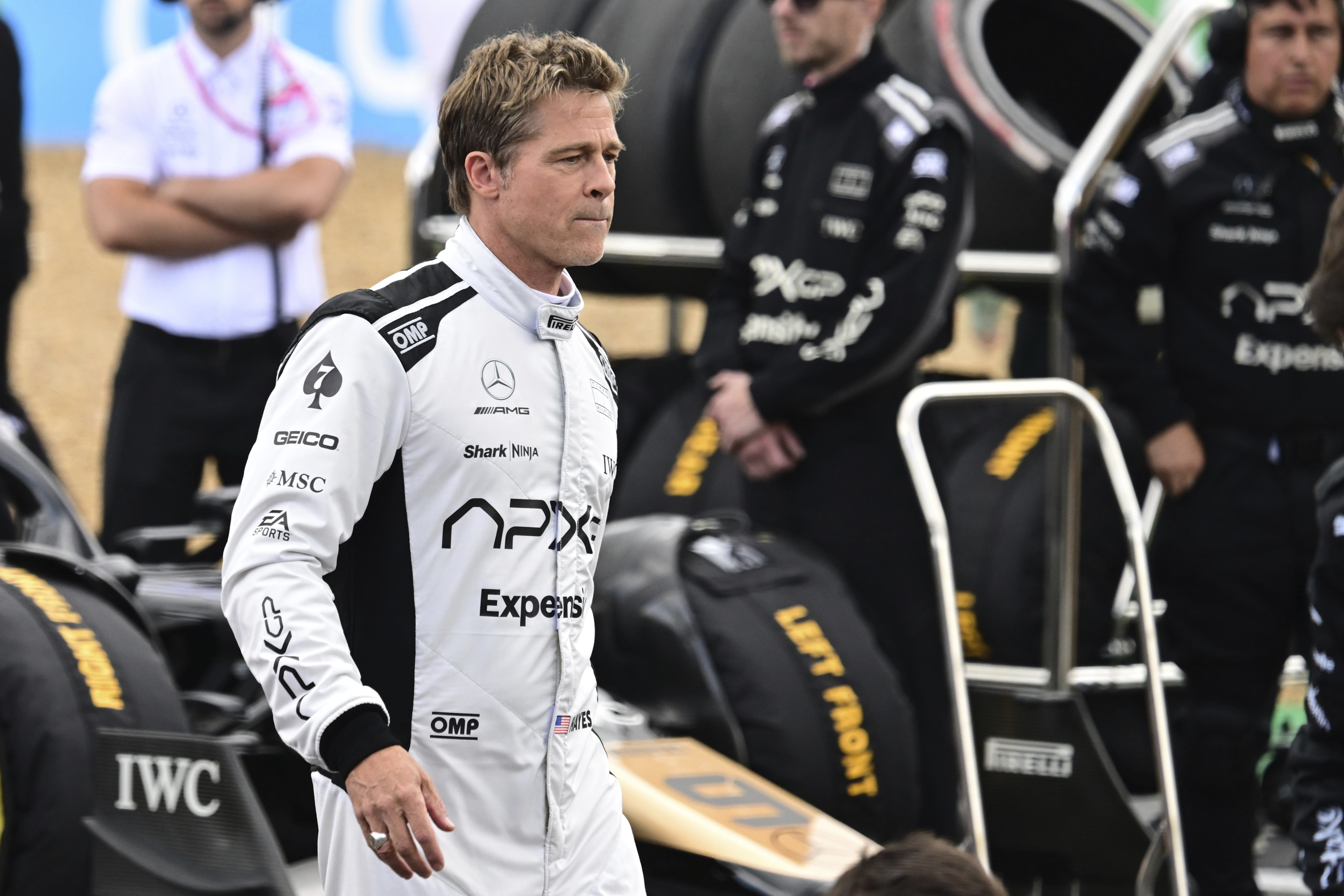 Brad Pitt at Rolex 24 to film scenes for Formula One movie AP News