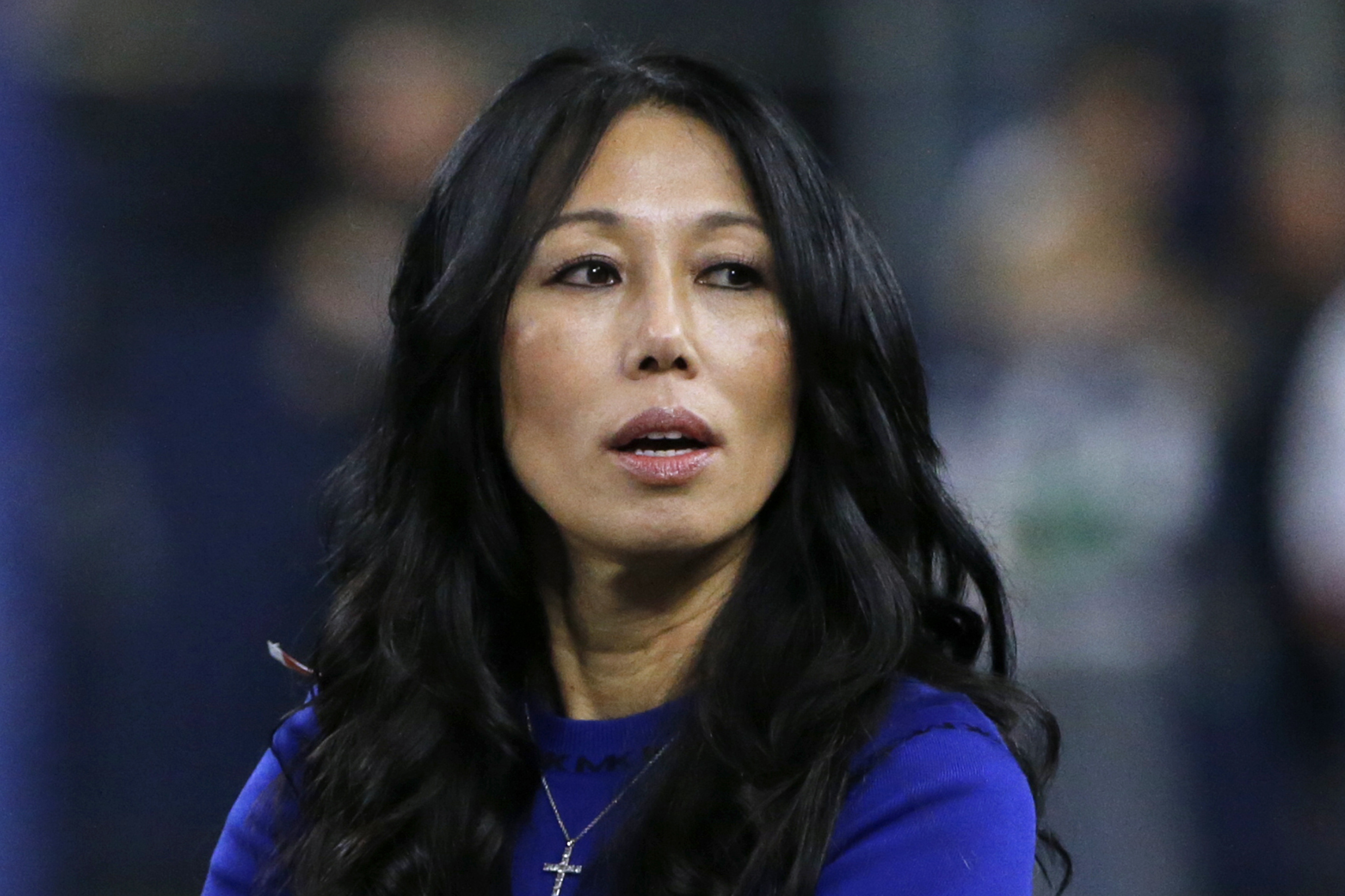 Bills co-owner Kim Pegula makes 1st appearance at training camp since going  into cardiac arrest | AP News