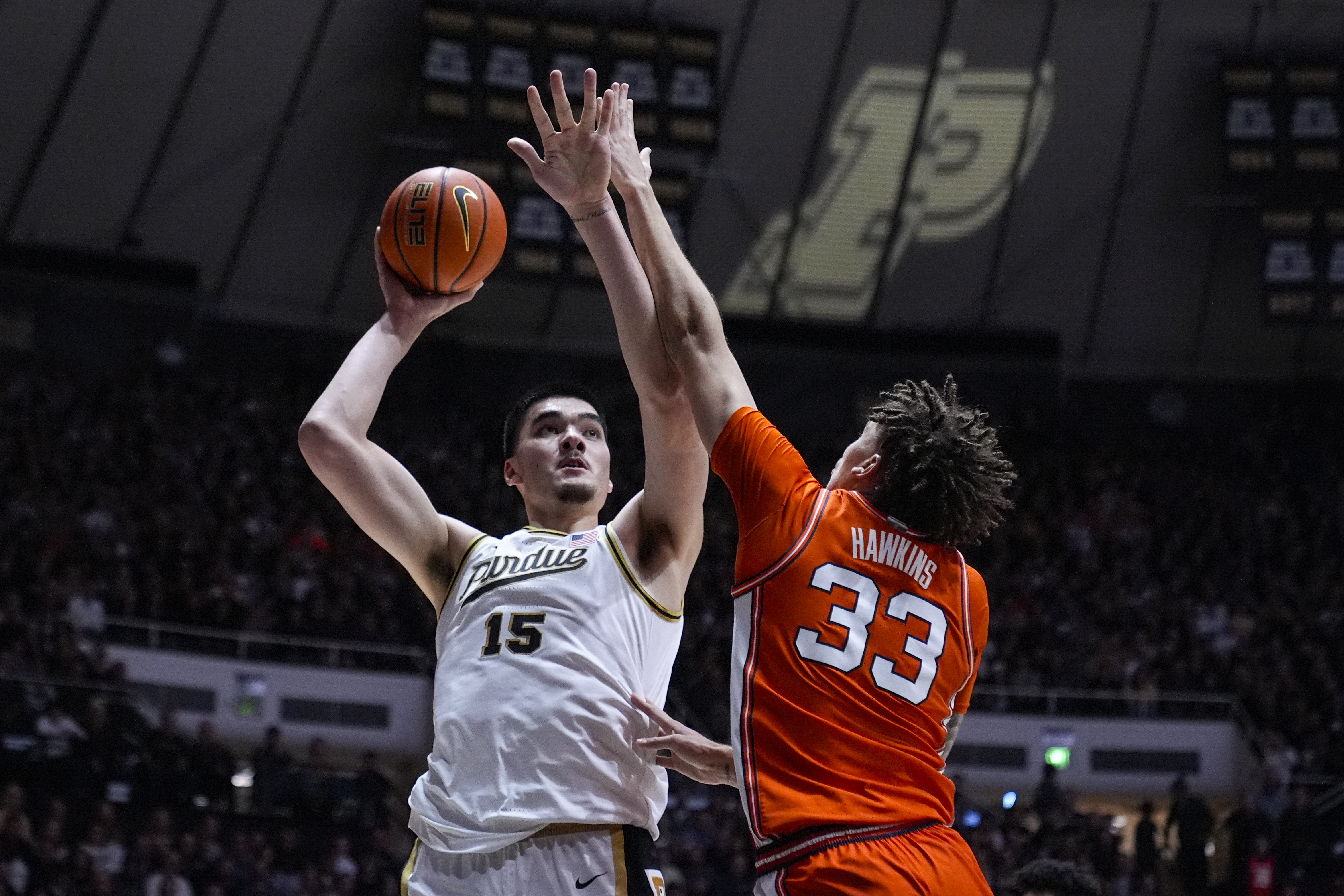 Kaufman-Renn scores 23 points to help top-ranked Purdue hold off No. 9  Illinois, 83-78