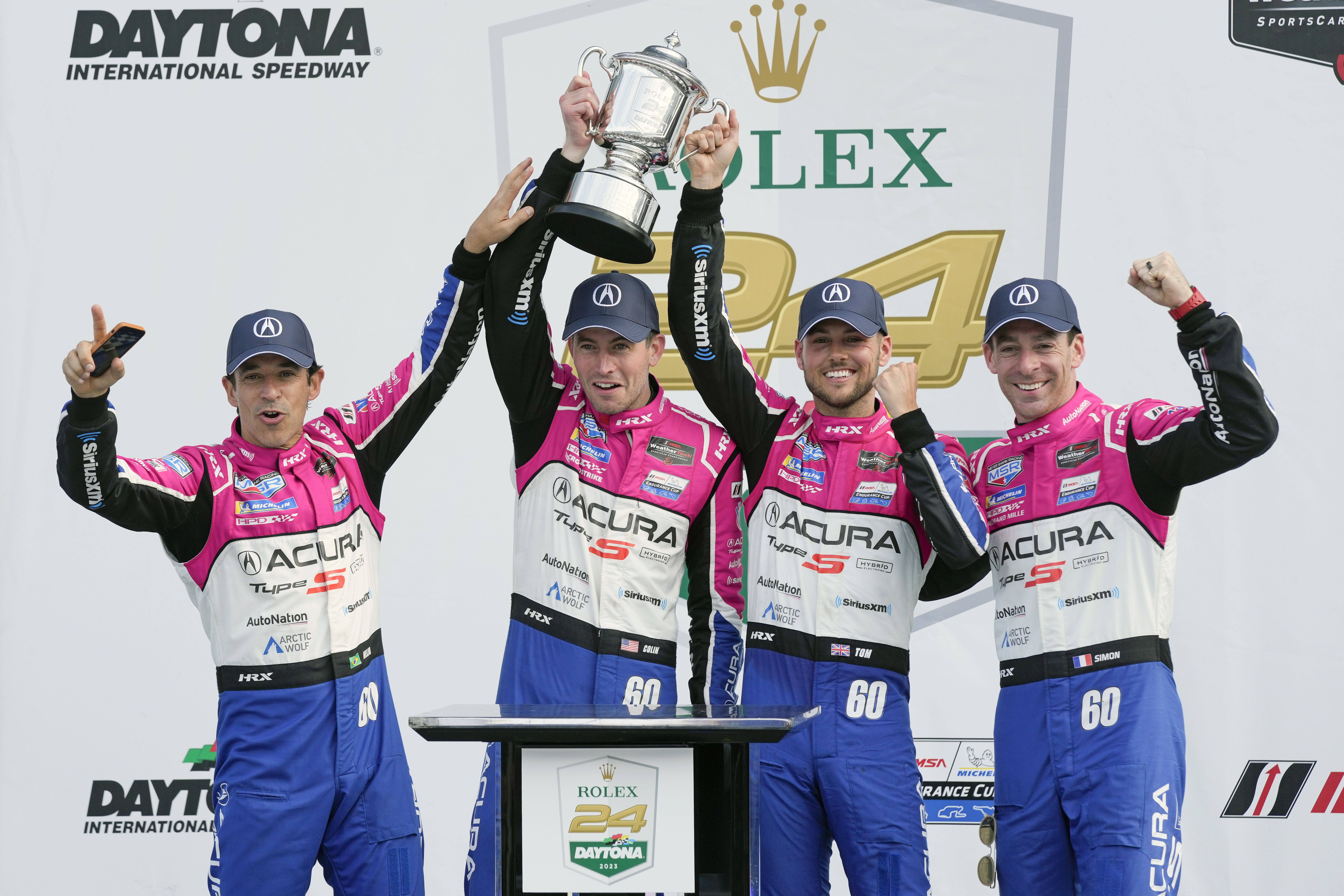 Two time defending Rolex 24 winner Meyer Shank Racing watching