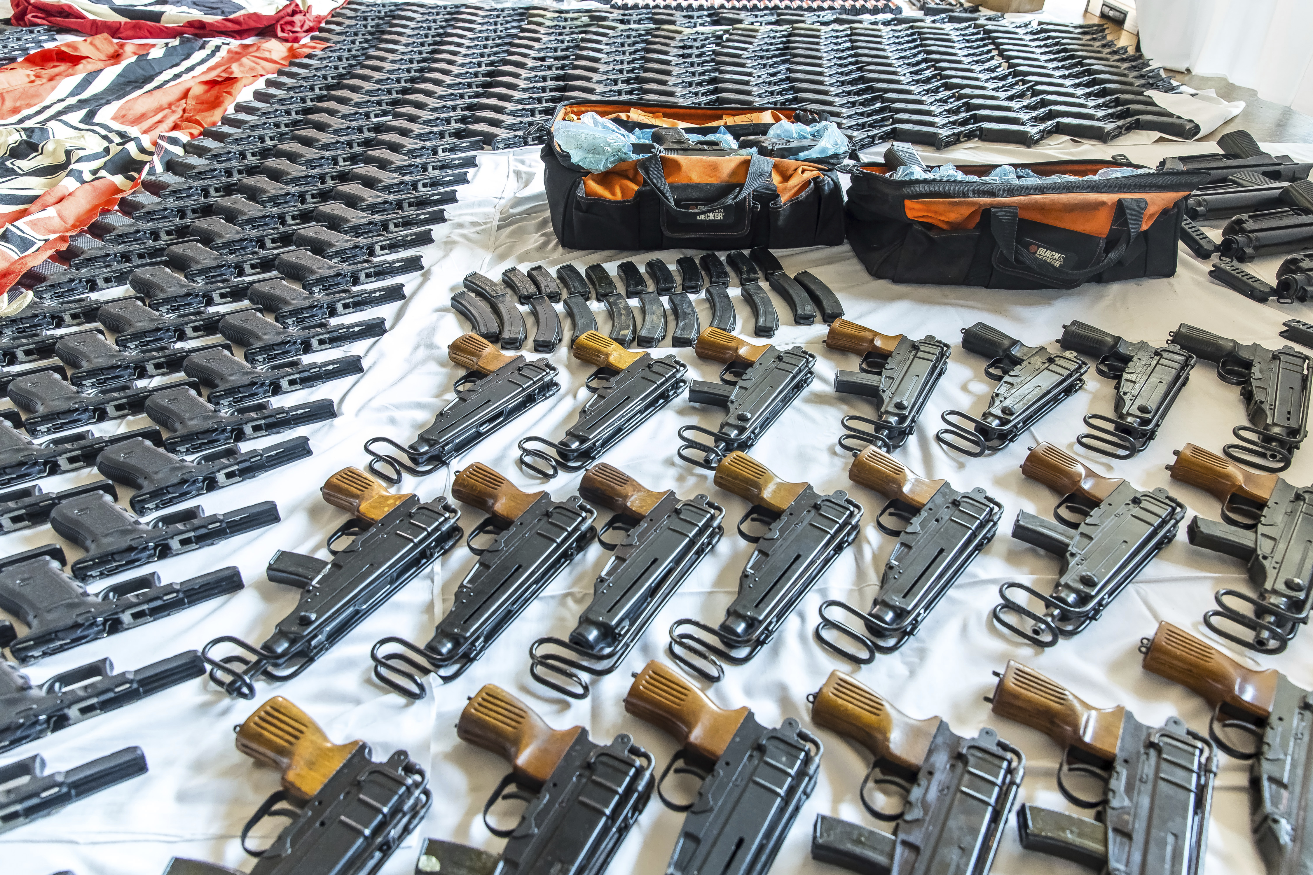 Austrian police seize drugs and vast trove of weapons in a raid on a far-right biker gang